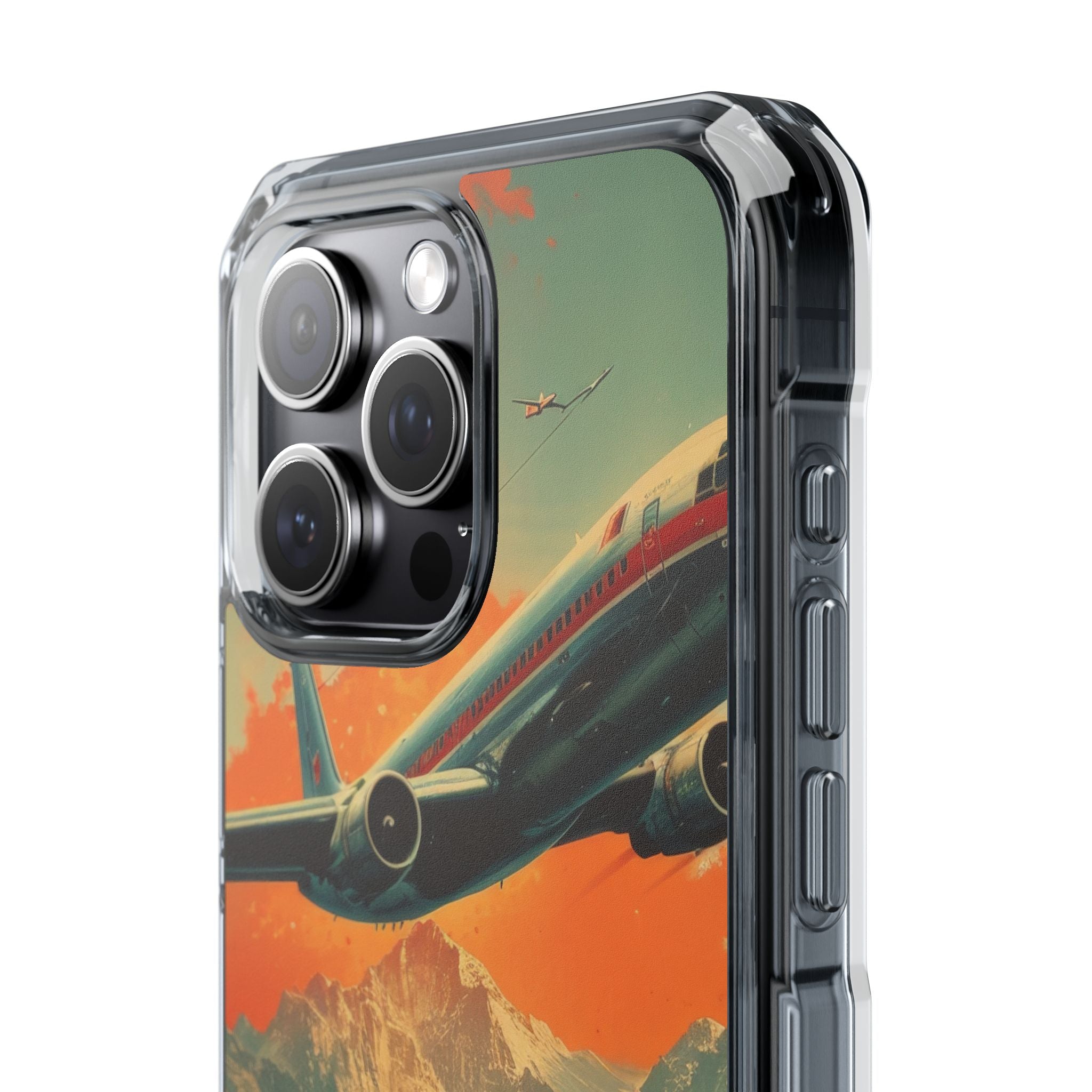 Soaring Mountain Flight iPhone 15 - Impact Clear+