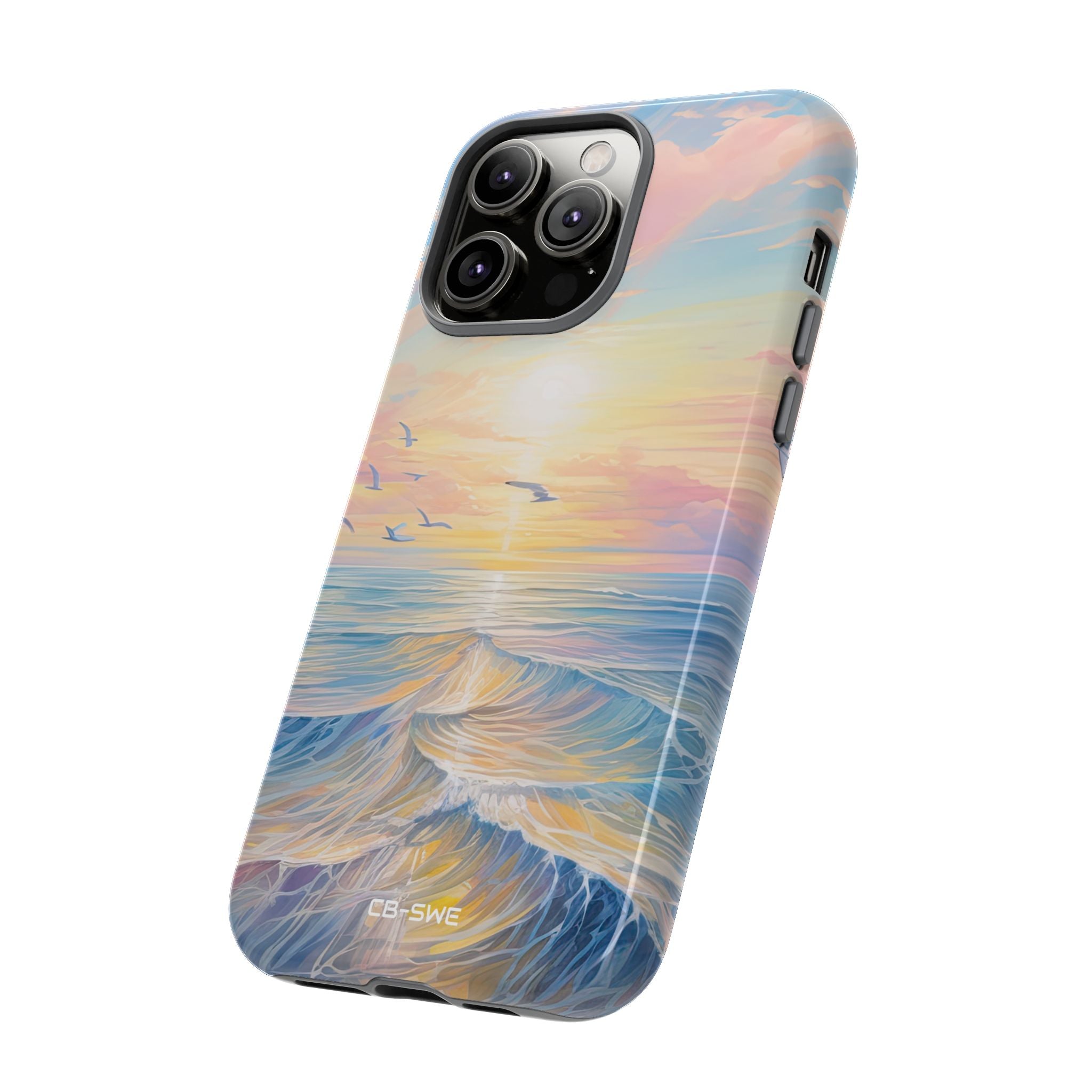 Gentle Waves Embrace - iPhone Case