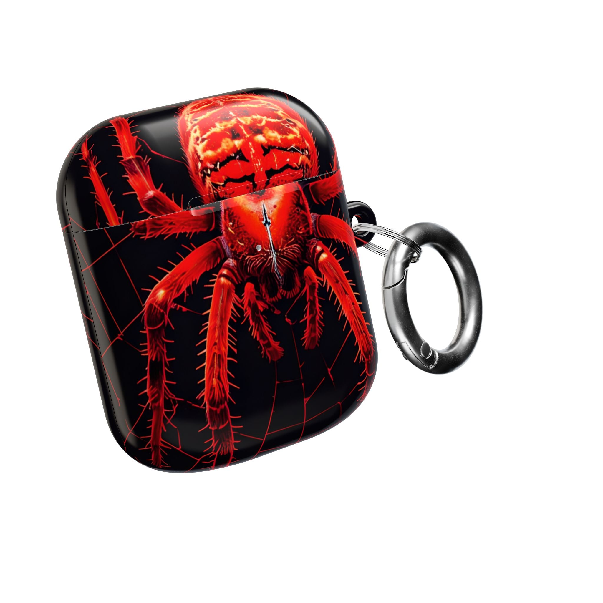 Crimson Spiderweb - AirPods Case