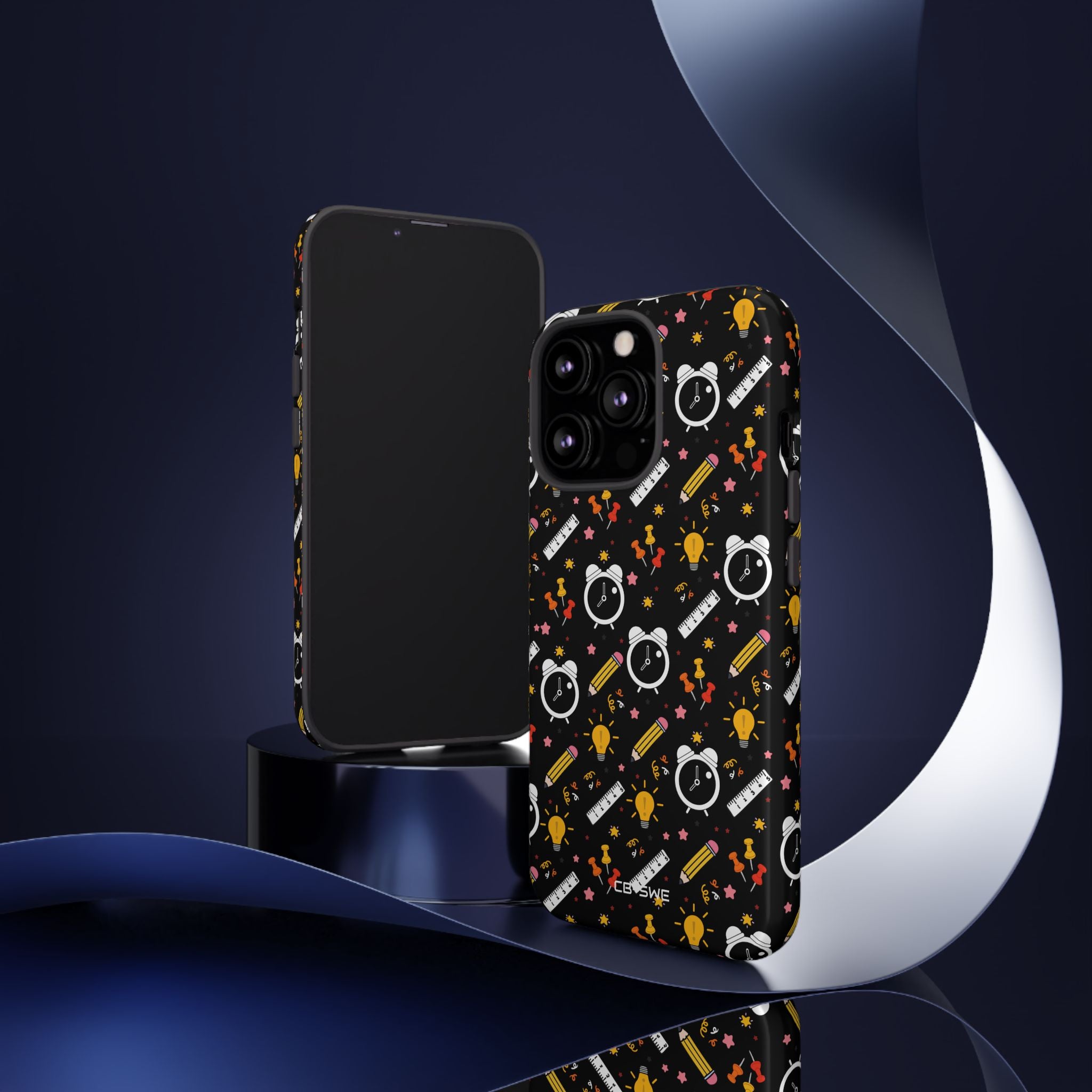 Bright Pencils Twirl - iPhone Case