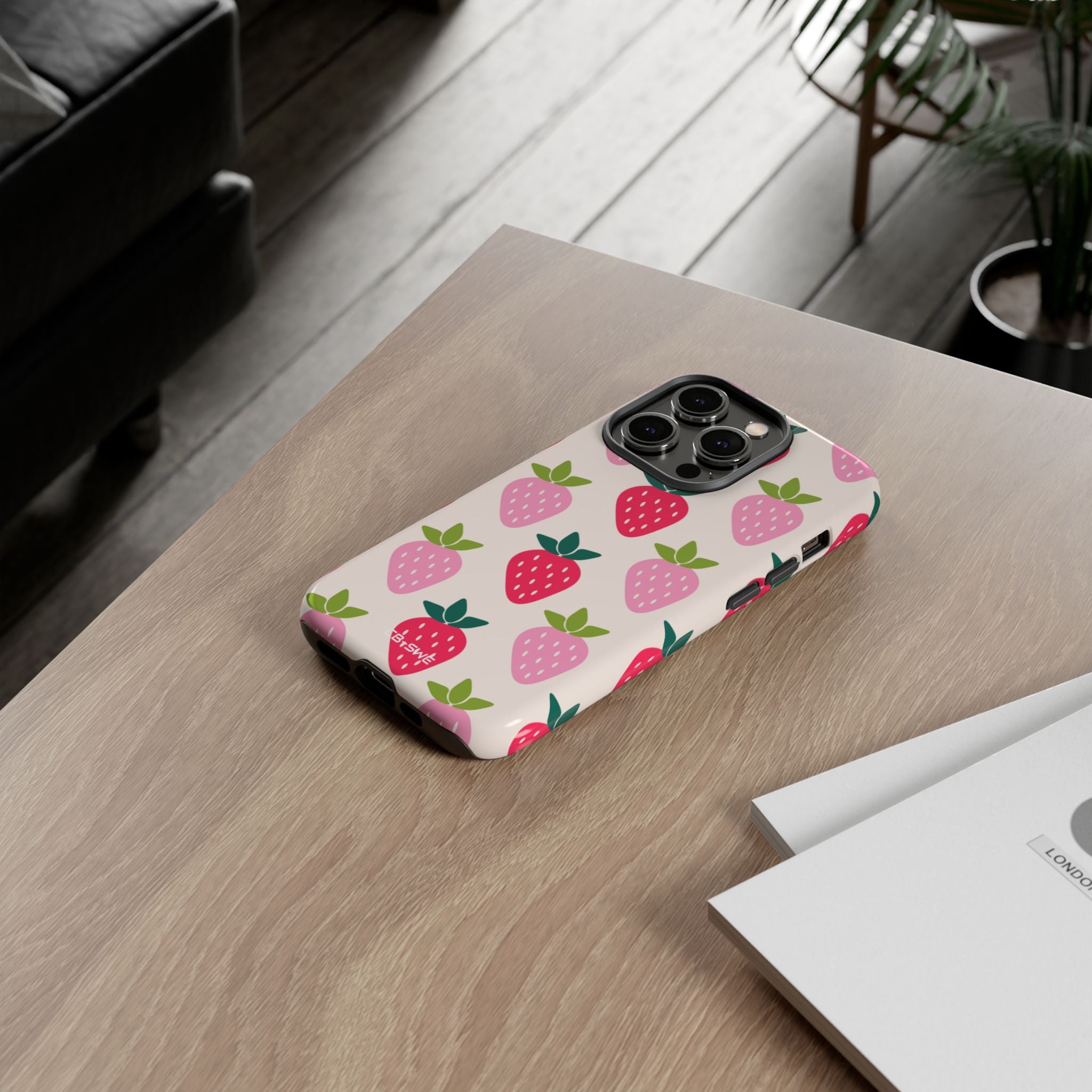 Vibrant Strawberry Rhythm - iPhone Case