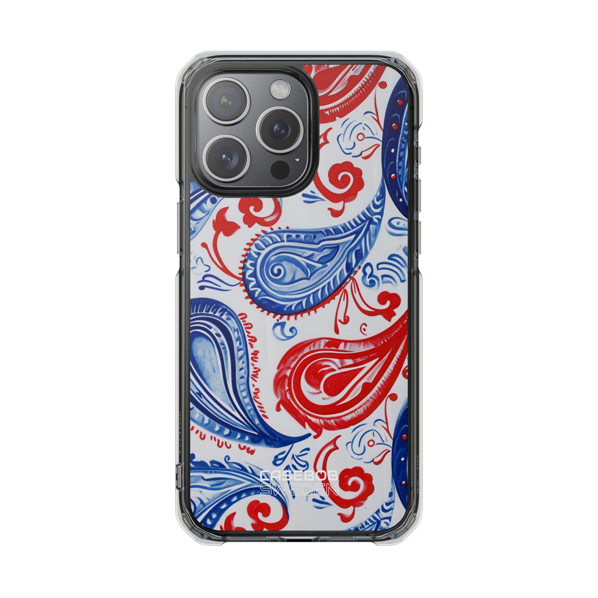 Vibrant Paisley Swirls iPhone 15 - Impact Clear+