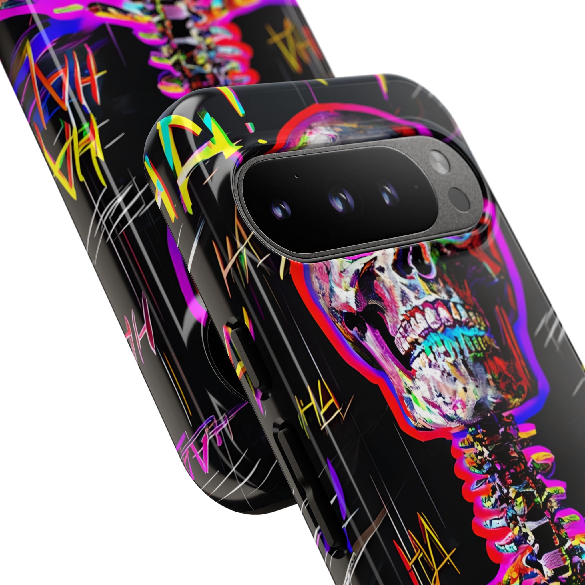 Neon Skeleton Chaos - Google Pixel Case