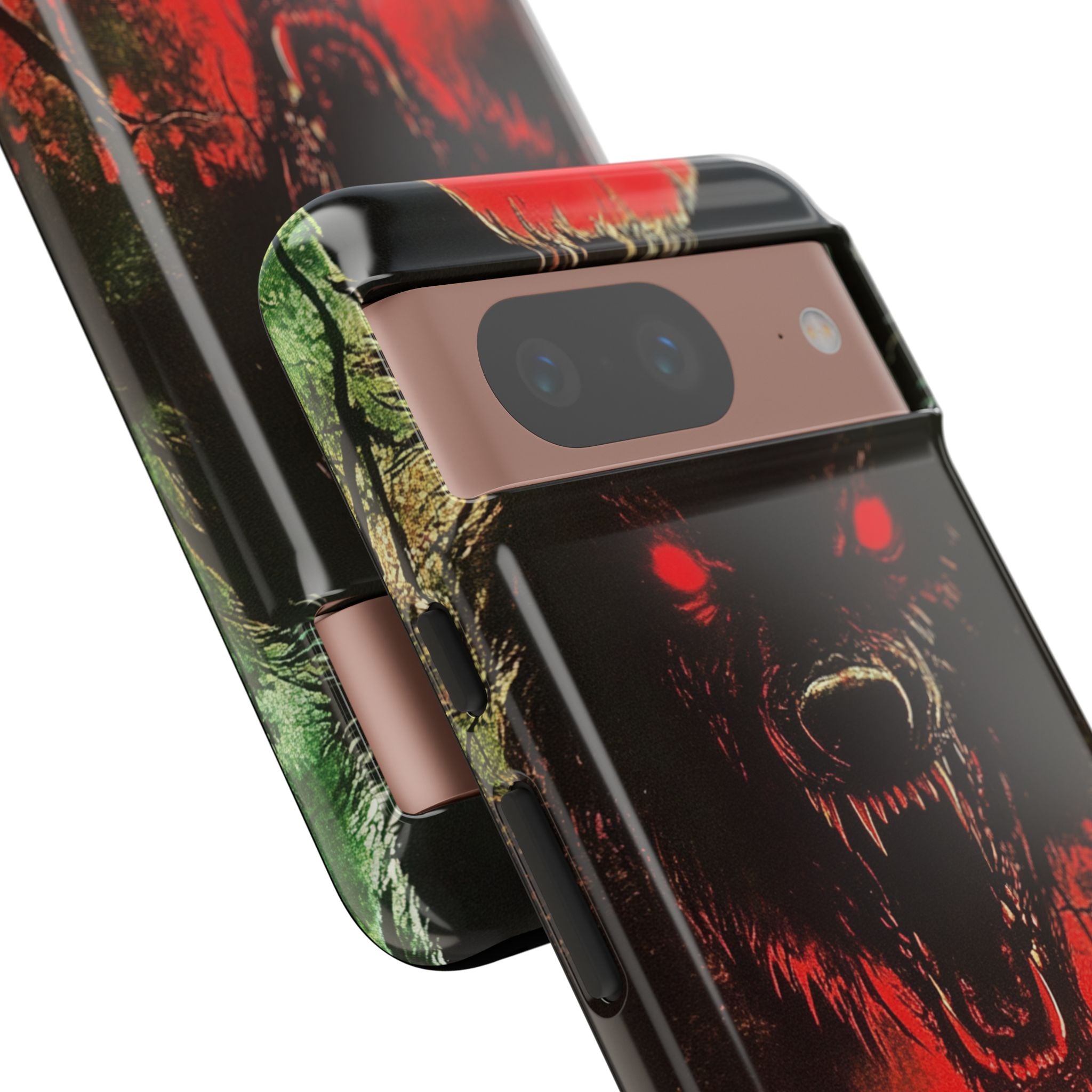 Crimson Wolf Google Pixel 8 Case - Tough