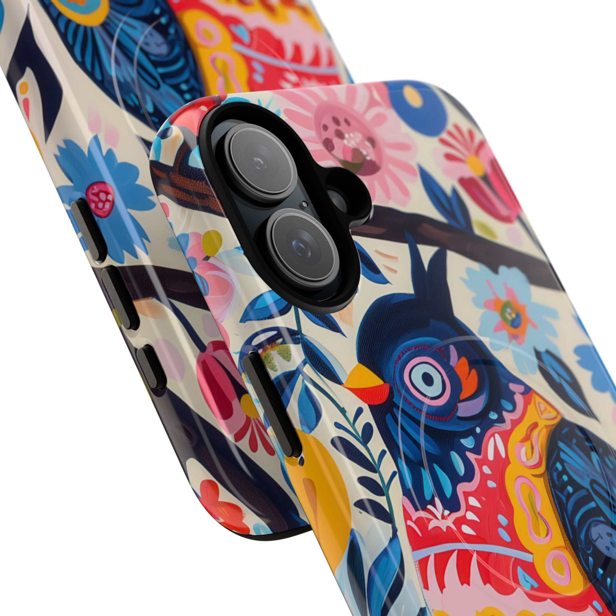 Whimsical Owl Garden iPhone 16 - Tough+