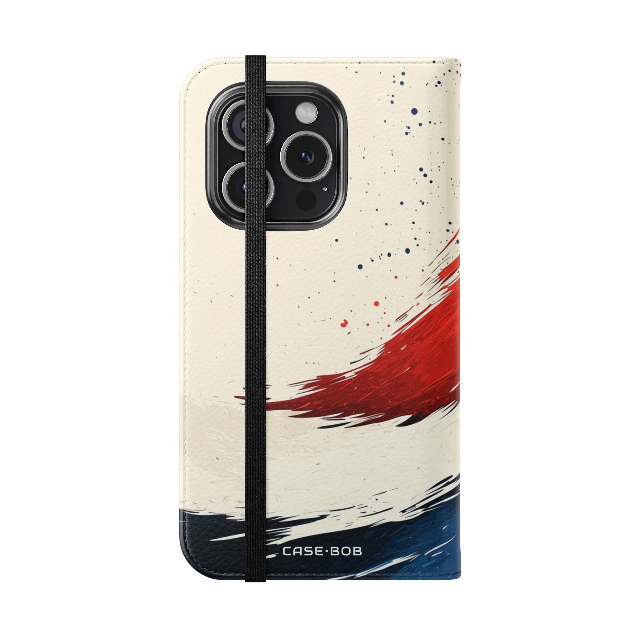 Crimson Sweep - iPhone 15 Pro Case - Wallet