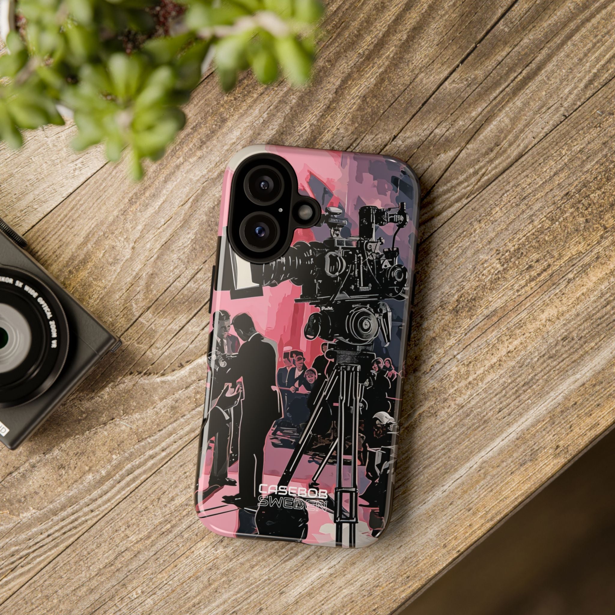 Vintage Cinema Dreams iPhone 16 - Tough