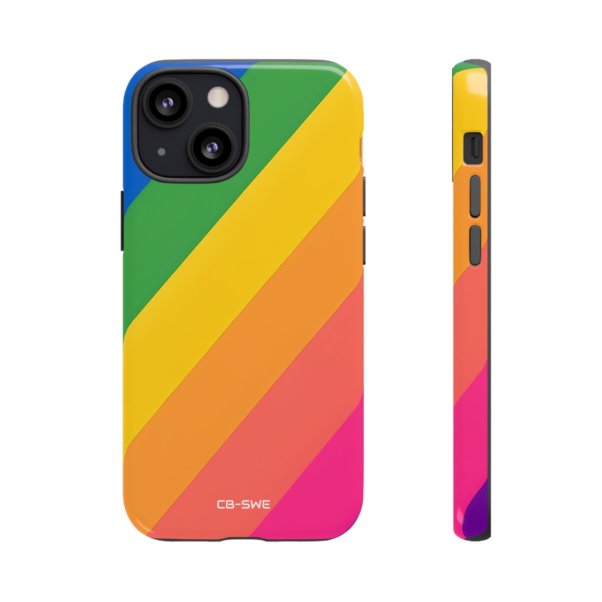 Vibrant Geometric Spectrum - iPhone Case