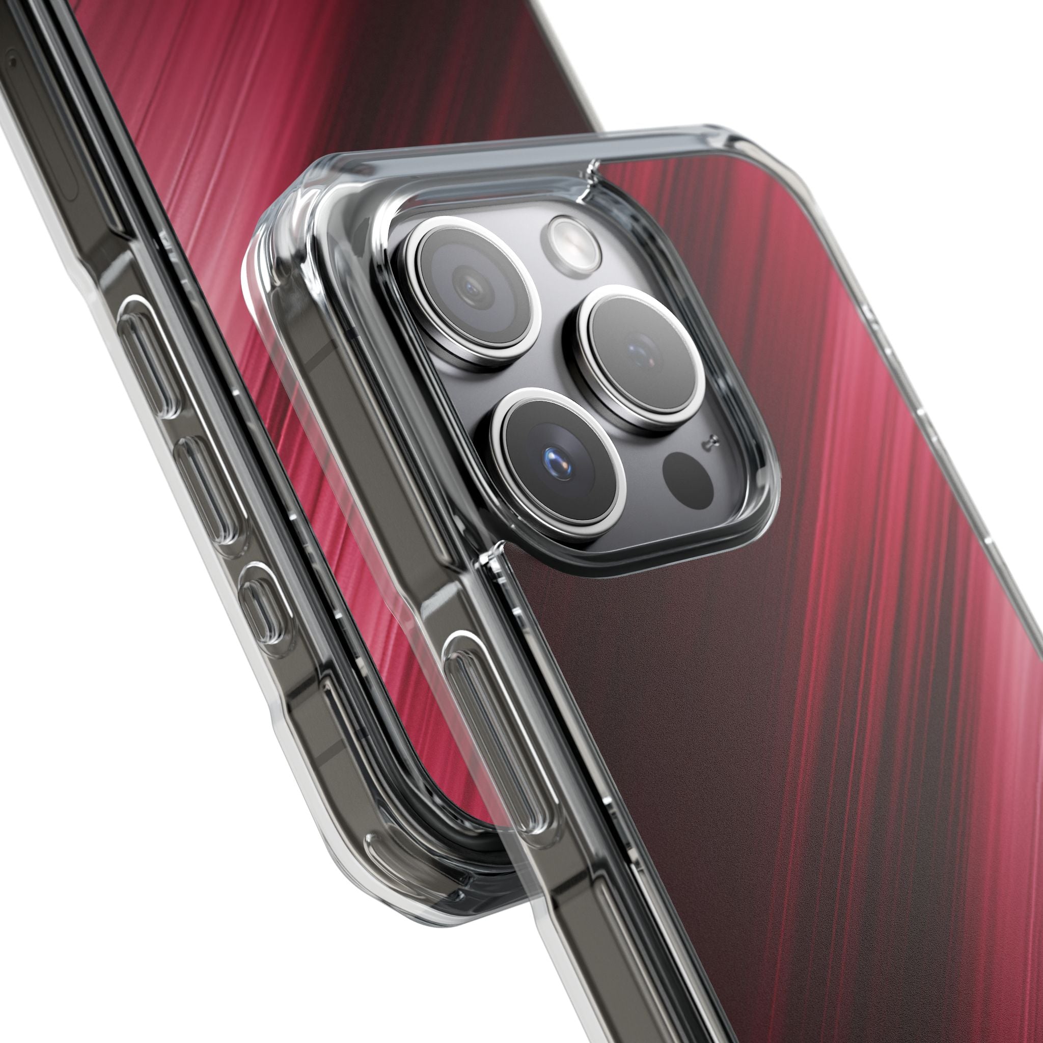 Crimson Drift Motion iPhone 15 - Impact Clear+