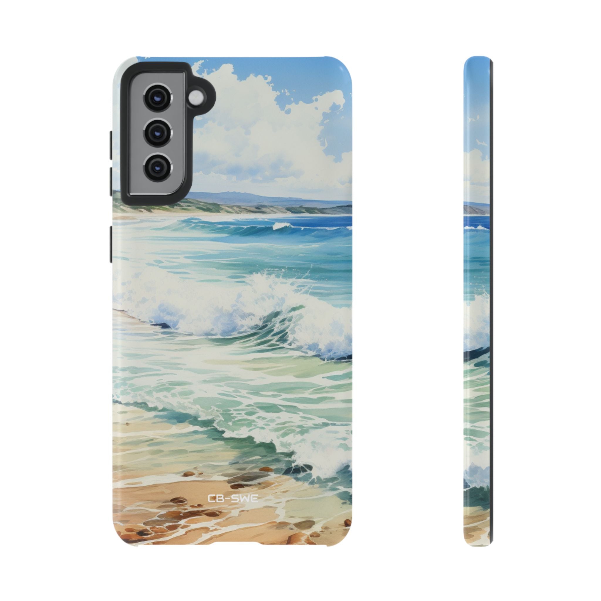 Serene Coastal Watercolors - Samsung Case