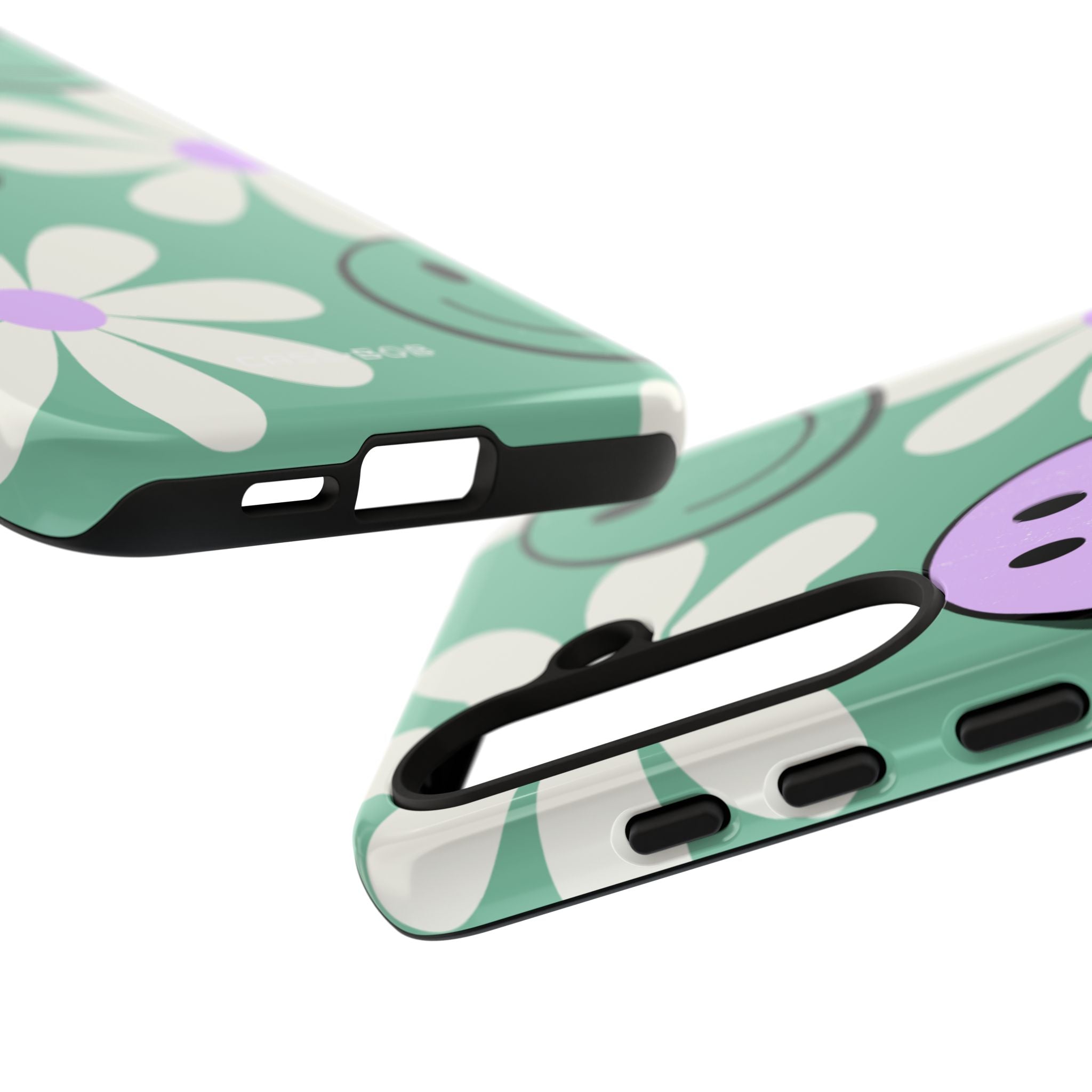 Smiley Daisy Glow Samsung S24 Plus Case - Tough