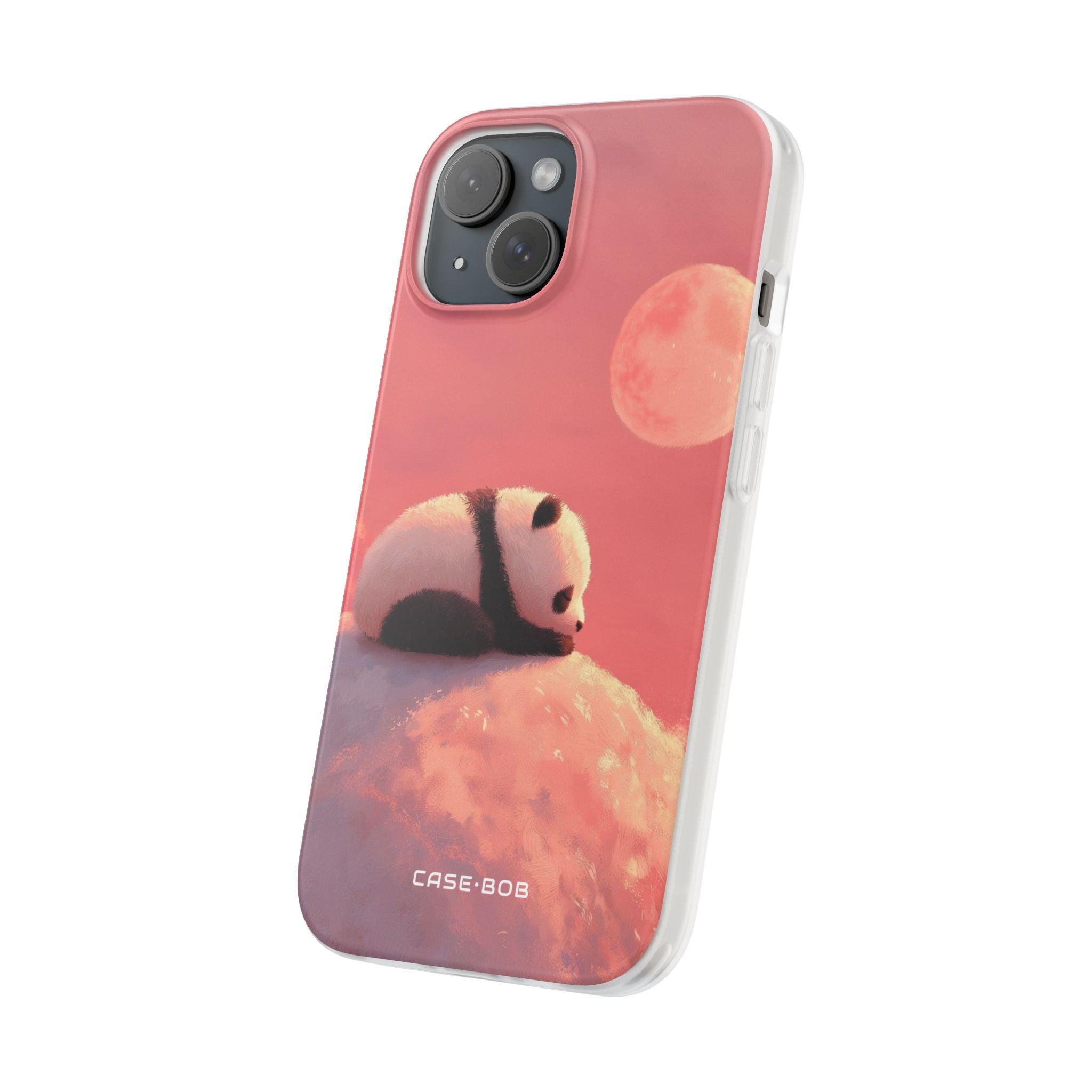 Panda Moonbeam iPhone 15 Case - Soft