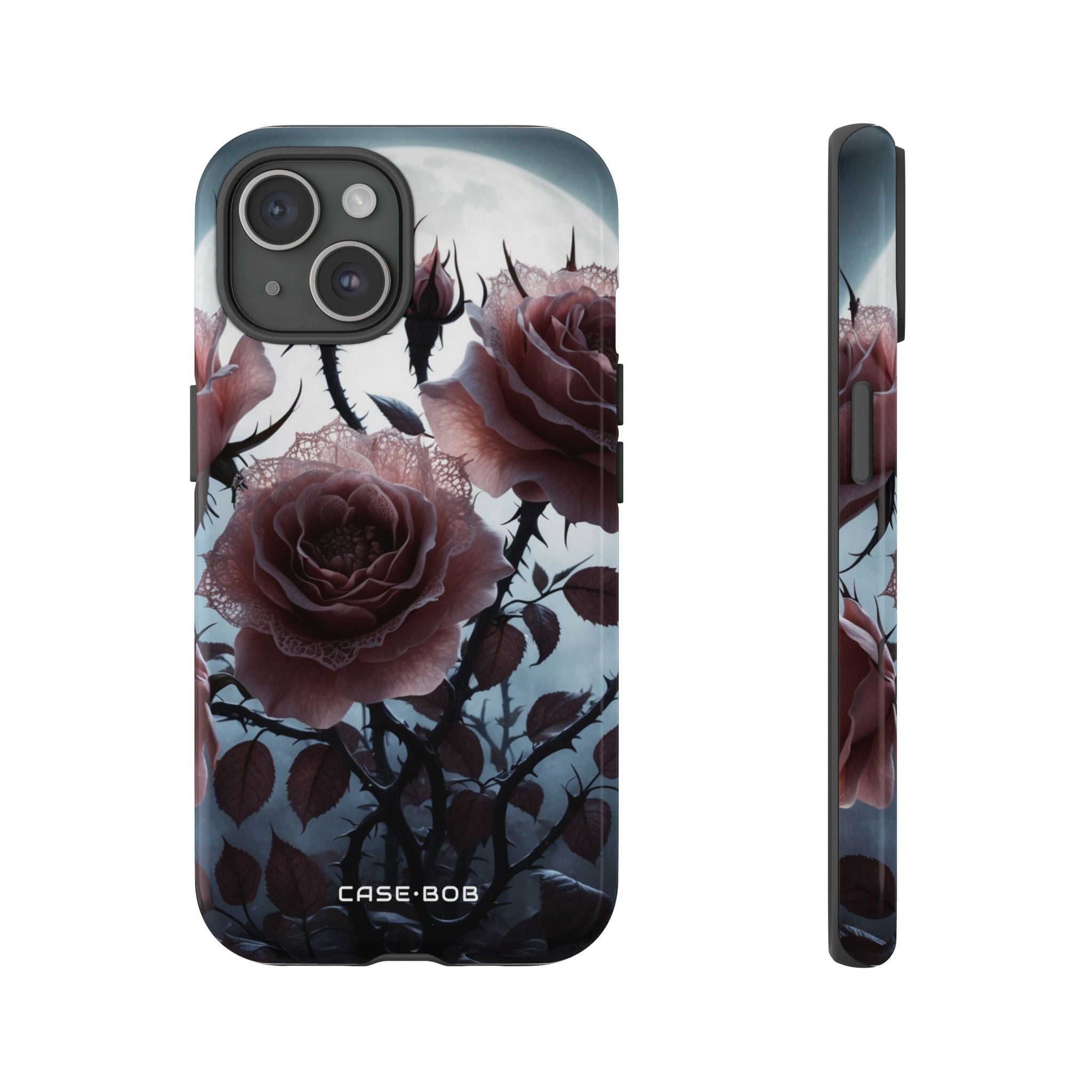 Luminous Rose Thorns iPhone 15 Case - Tough