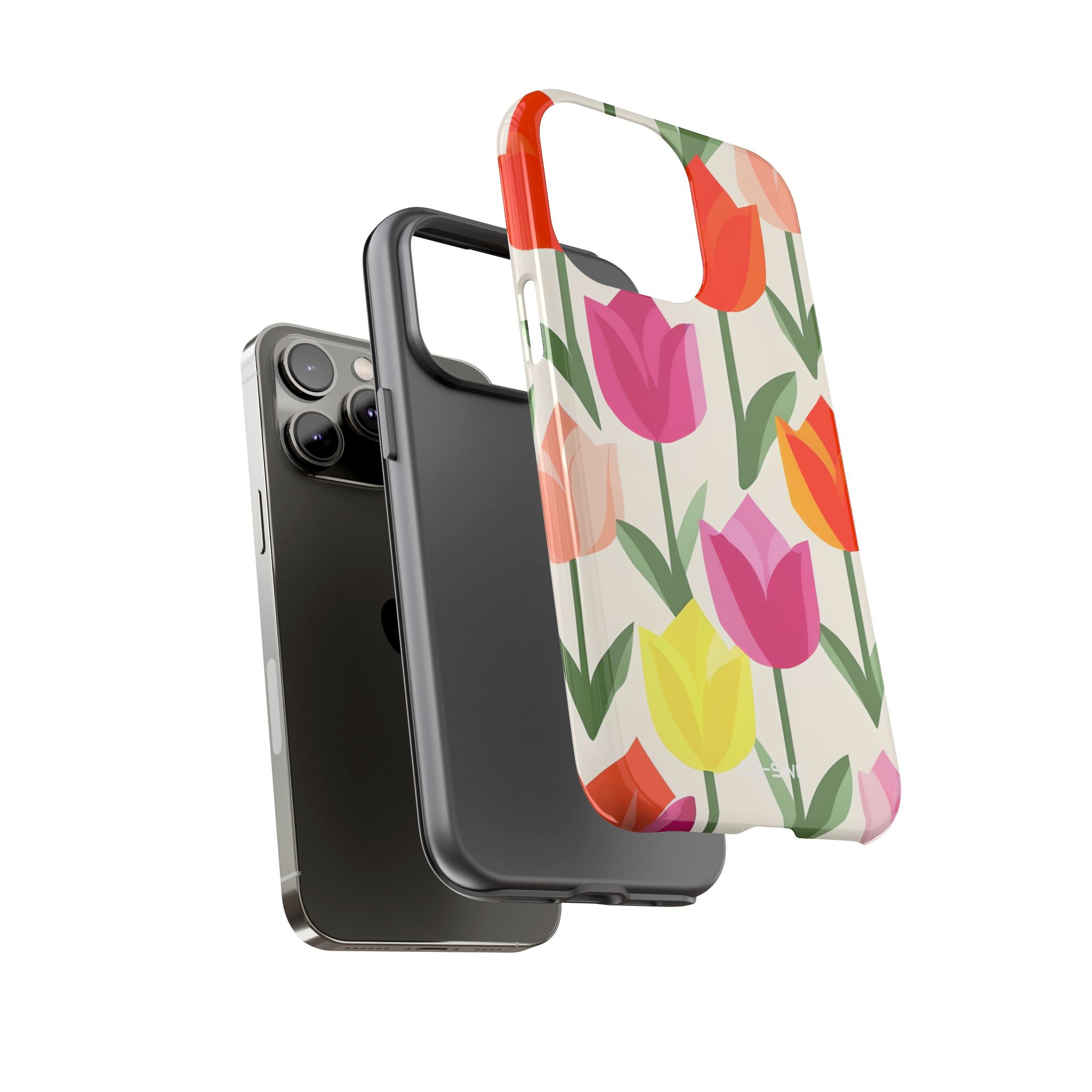 Vibrant Tulip Array - iPhone Case