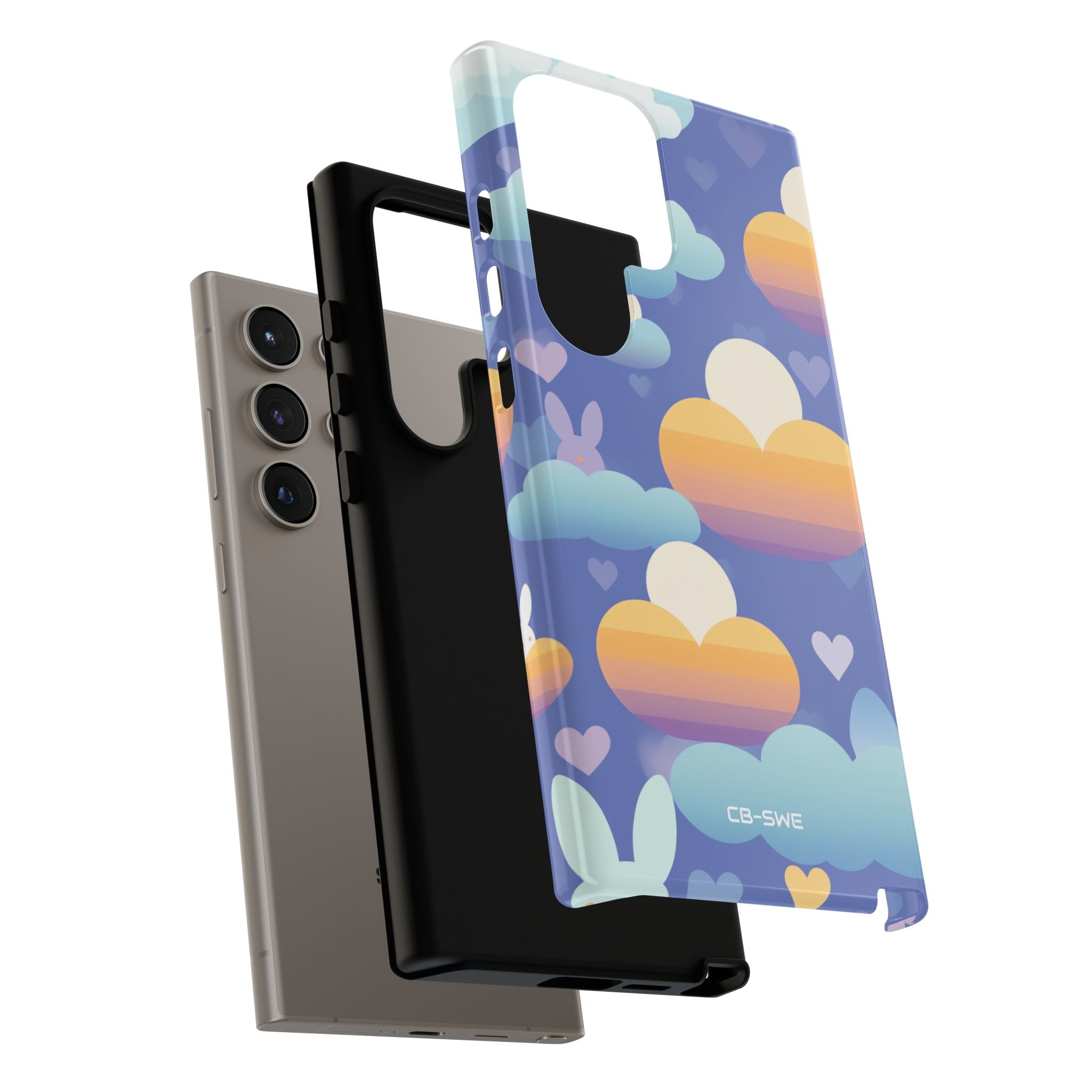Bunnies Dance Among Clouds - Samsung Case