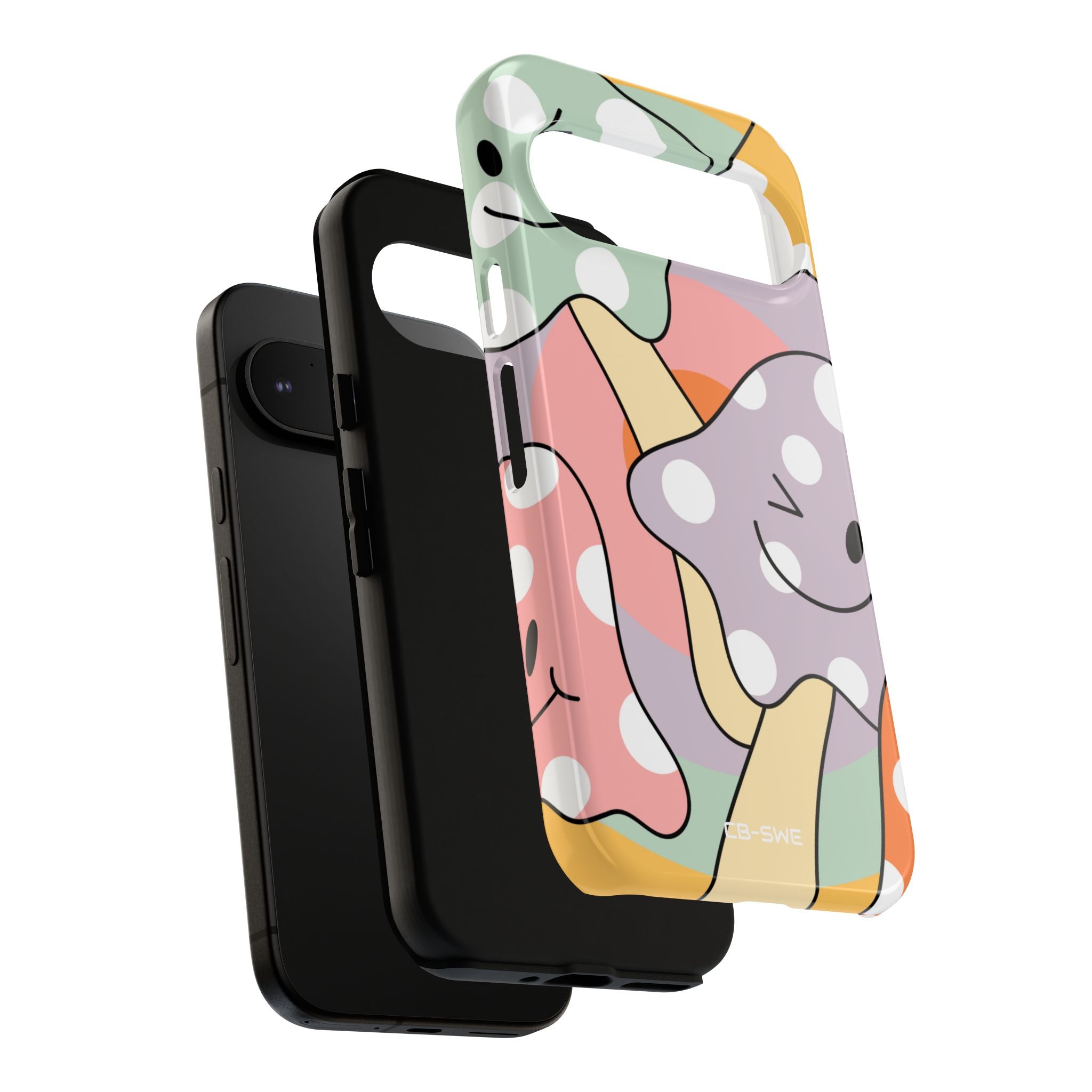 Playful Mushroom Friends - Google Pixel Case