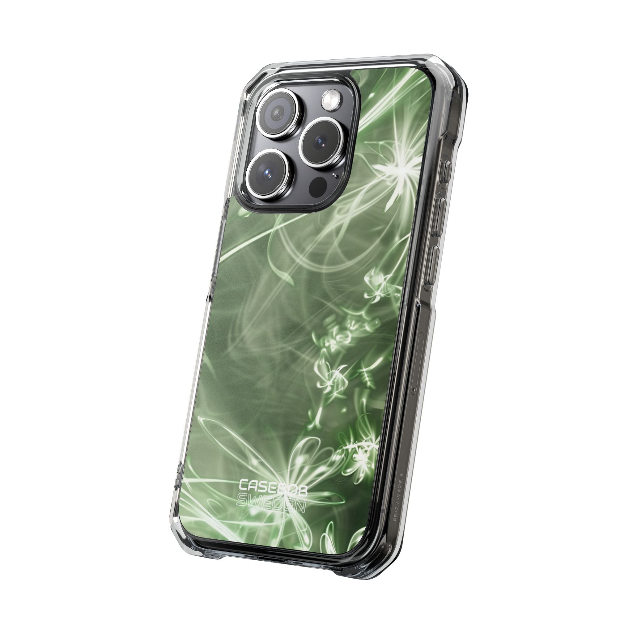 Green Spirit Flow iPhone 15 - Impact Clear+