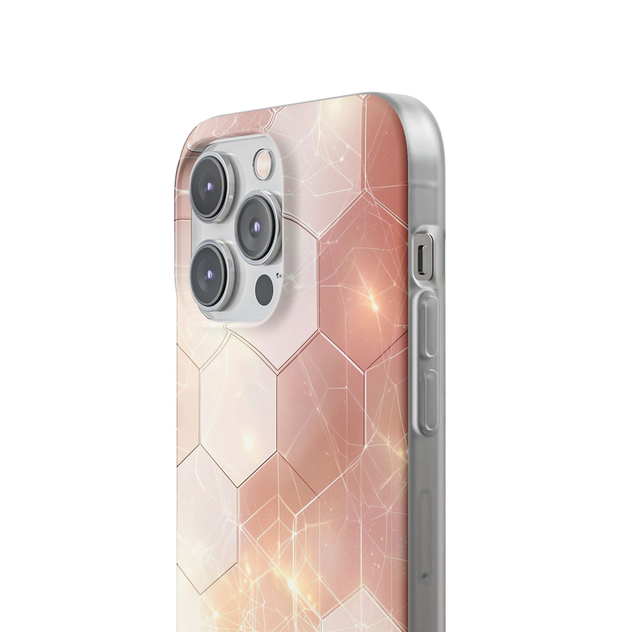 Honeycomb Glow iPhone 14 Pro Max Case - Soft