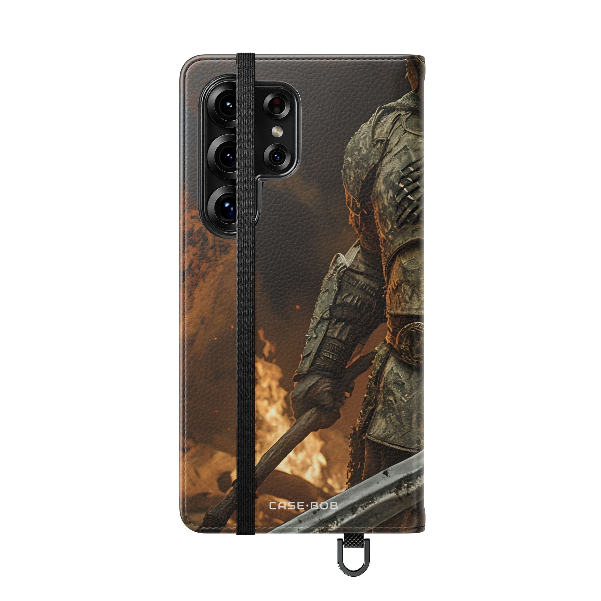 Horned Warrior Flame - Samsung S25 Ultra Case - Lompakkokotelo