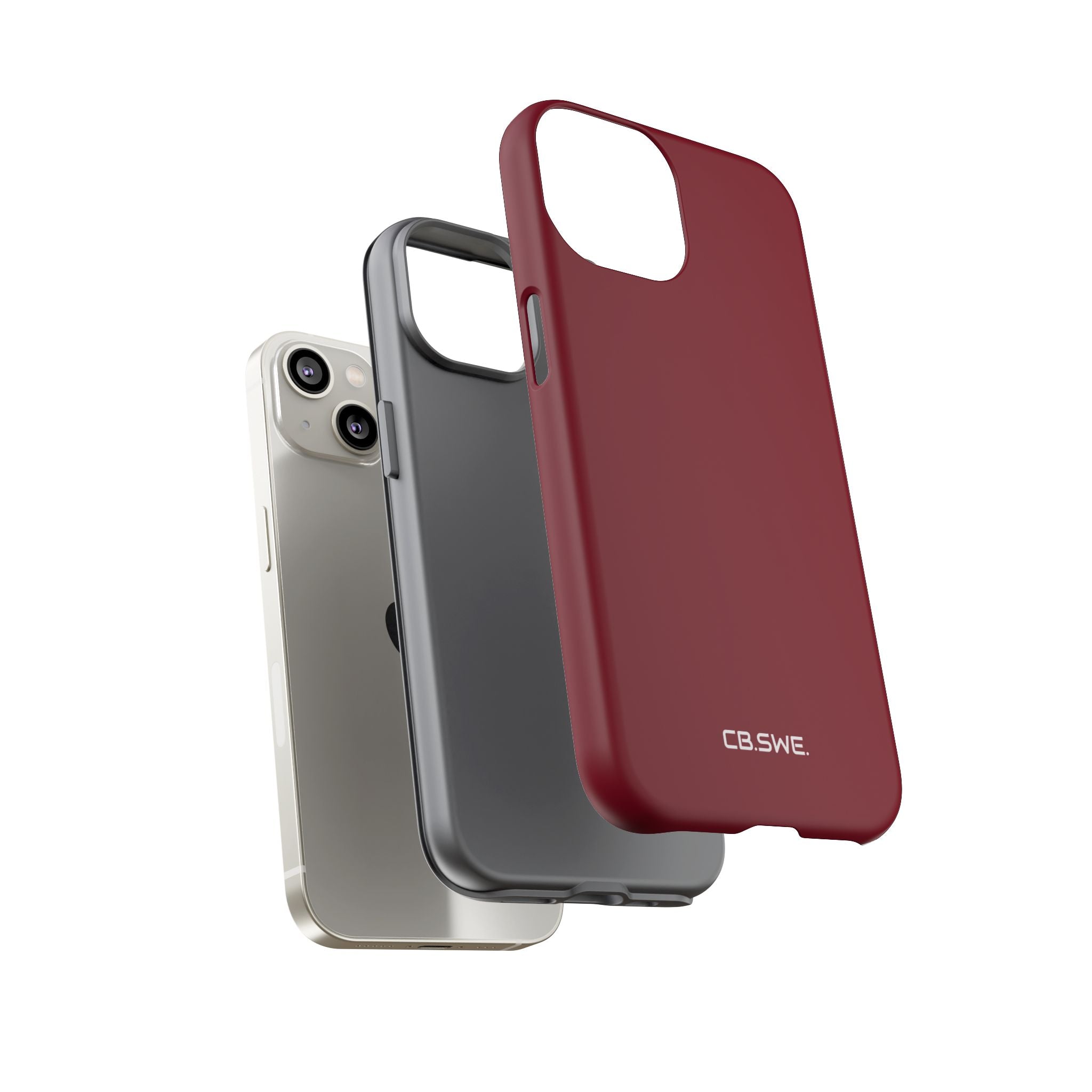 Burgundy iPhone Case - Tough