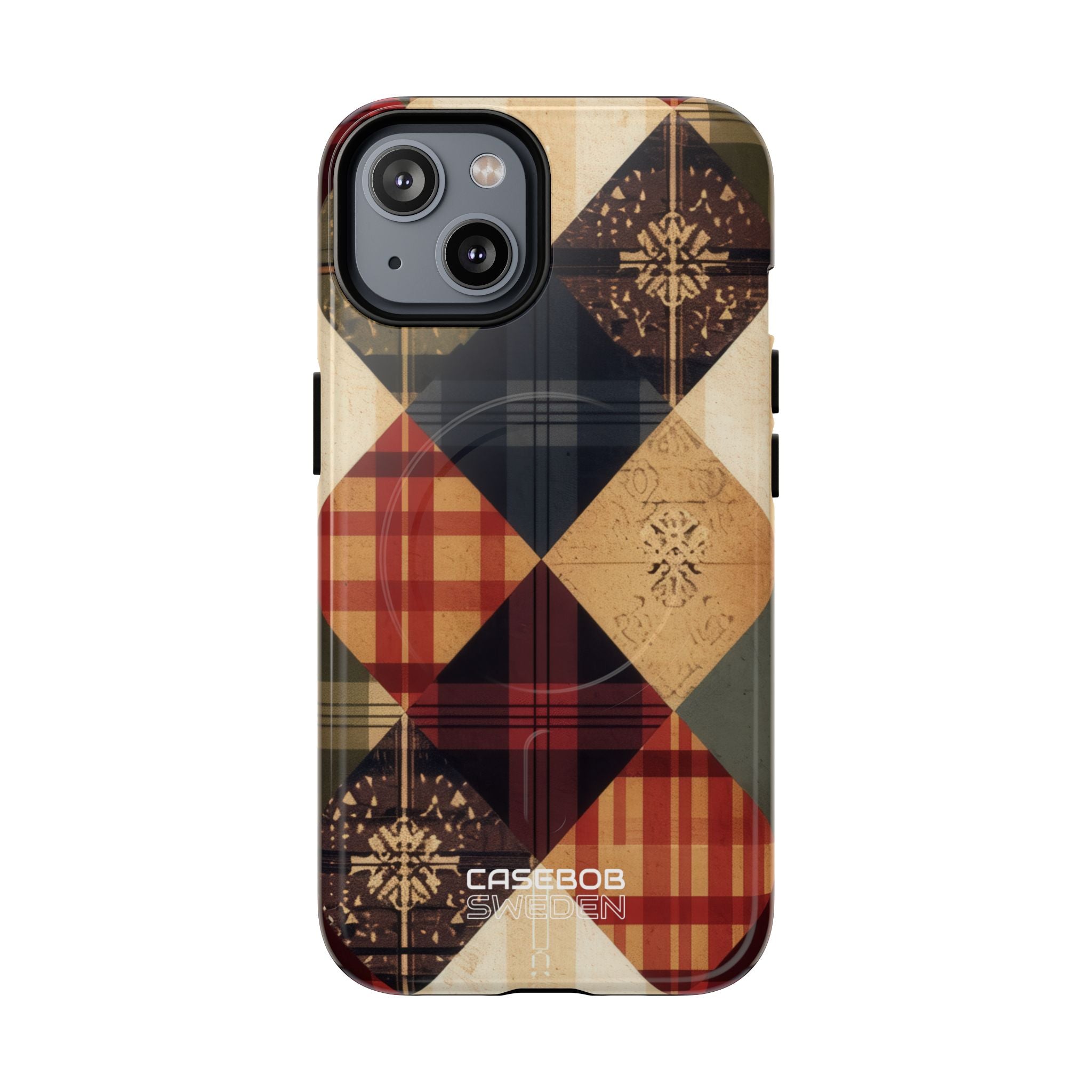 Rustic Quilt Charm iPhone 14 - Tough+