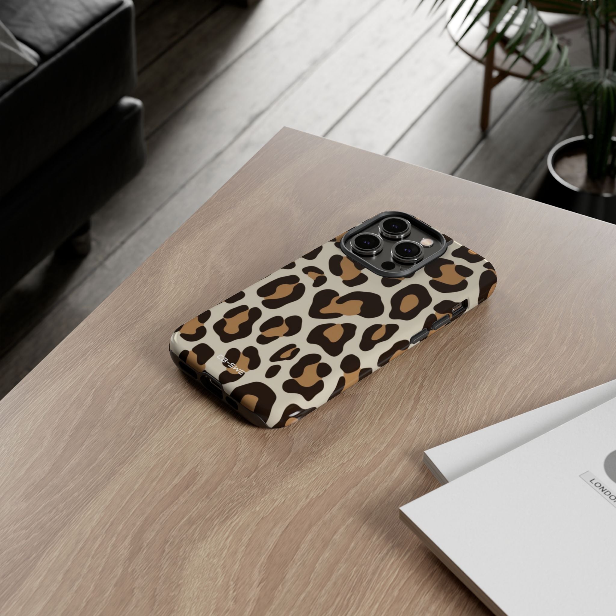 Leopard Print Elegance - iPhone Case