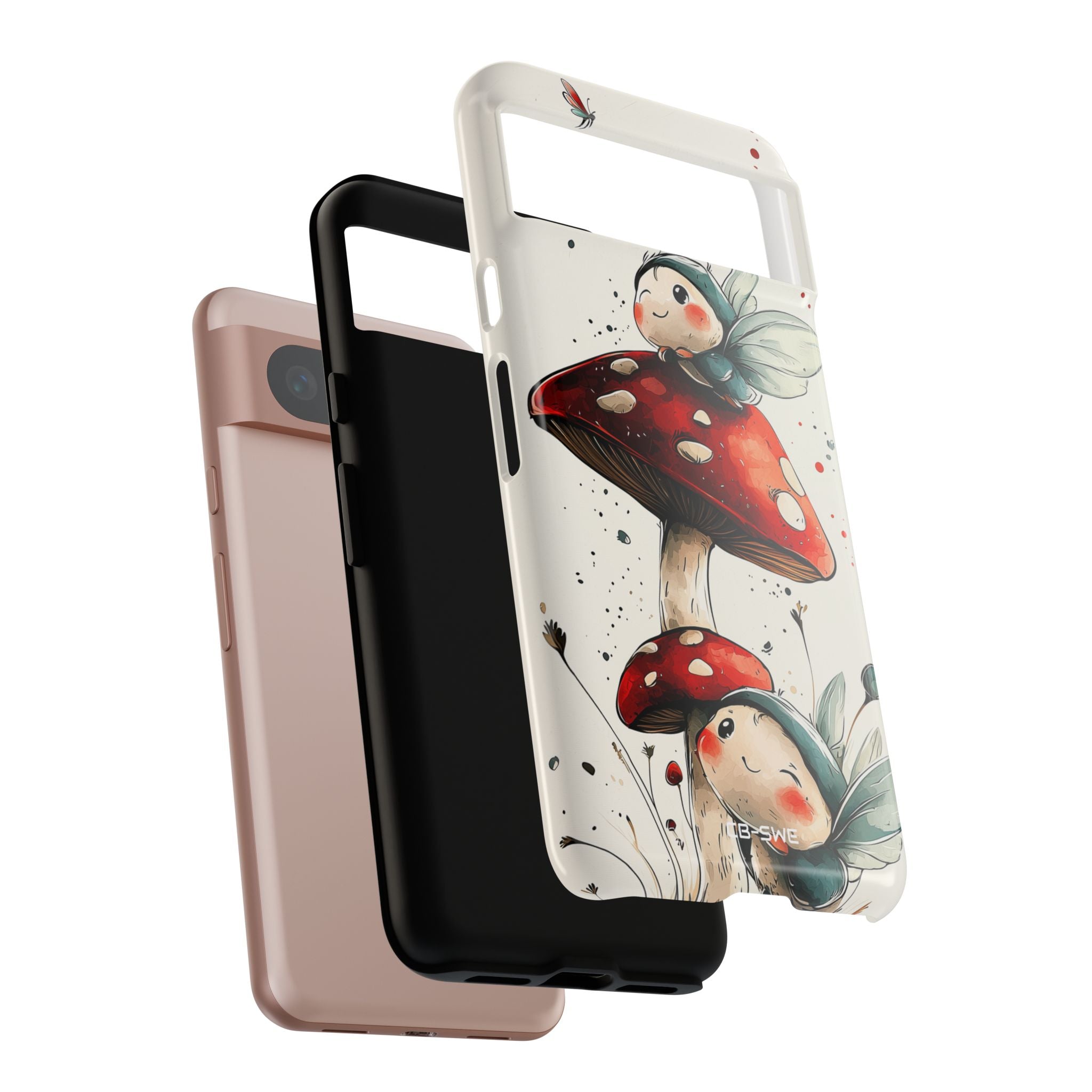 Mushrooms Entertain Fairies - Google Pixel Case