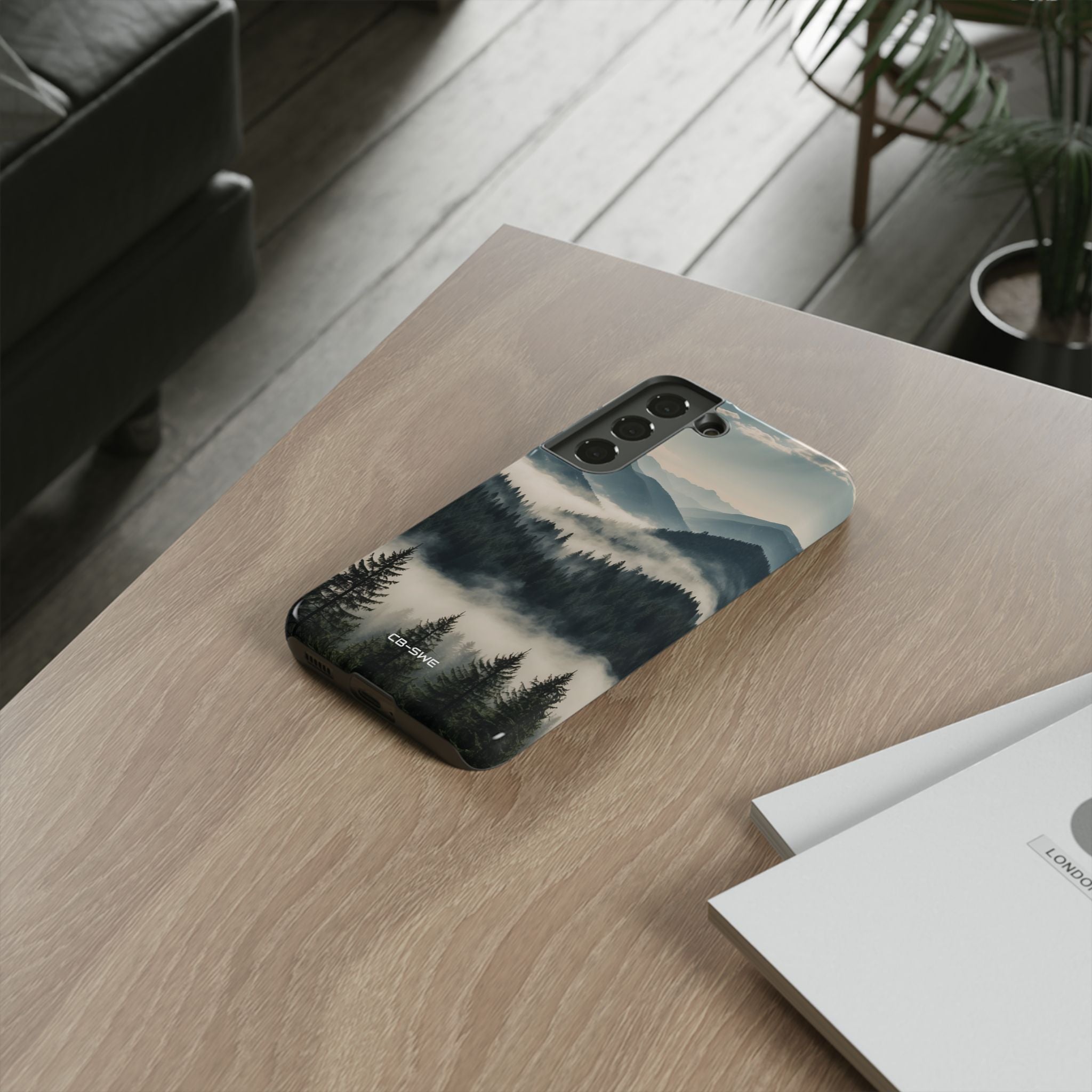 Misty Forest Embrace - Samsung Case