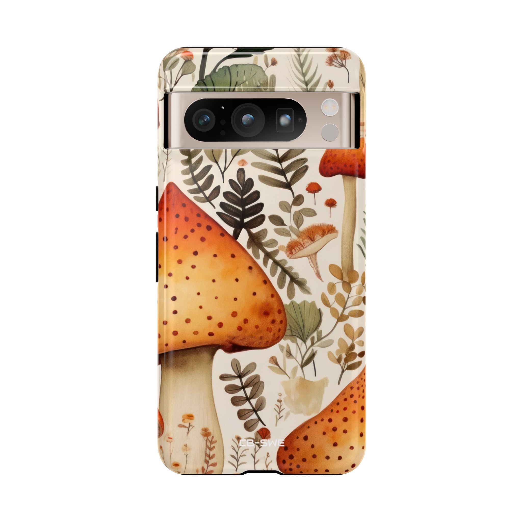 Mushrooms Sprout Cheerfully - Google Pixel Case