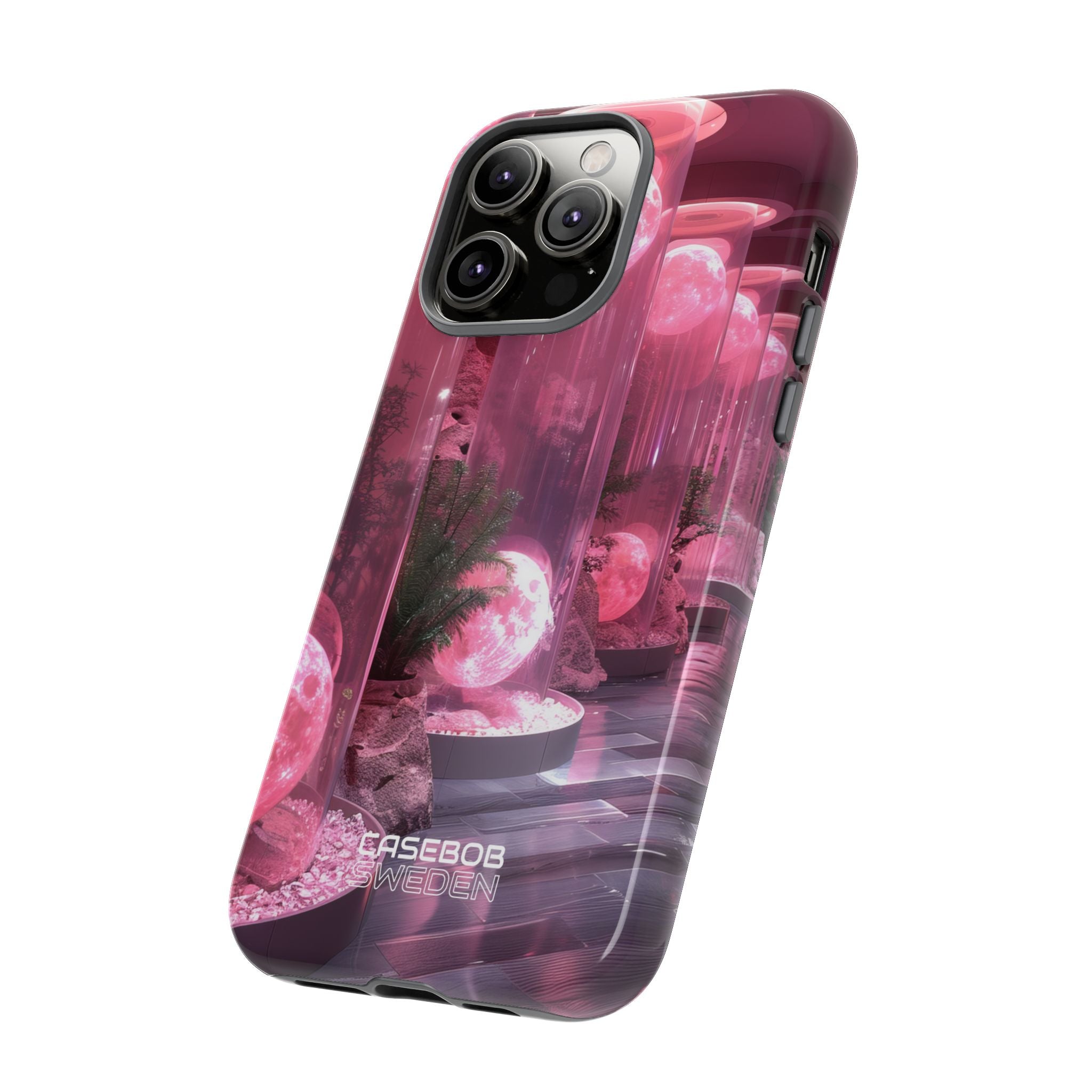 Futuristic Moon Garden iPhone 14 - Tough