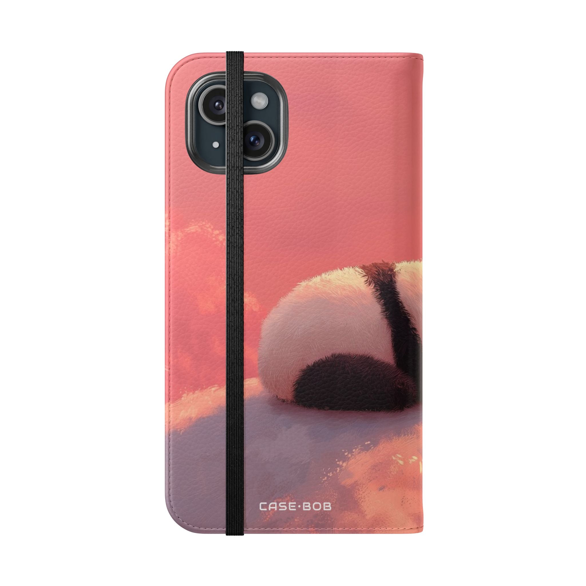 Panda Moonlight - iPhone 15 Plus Case - Wallet
