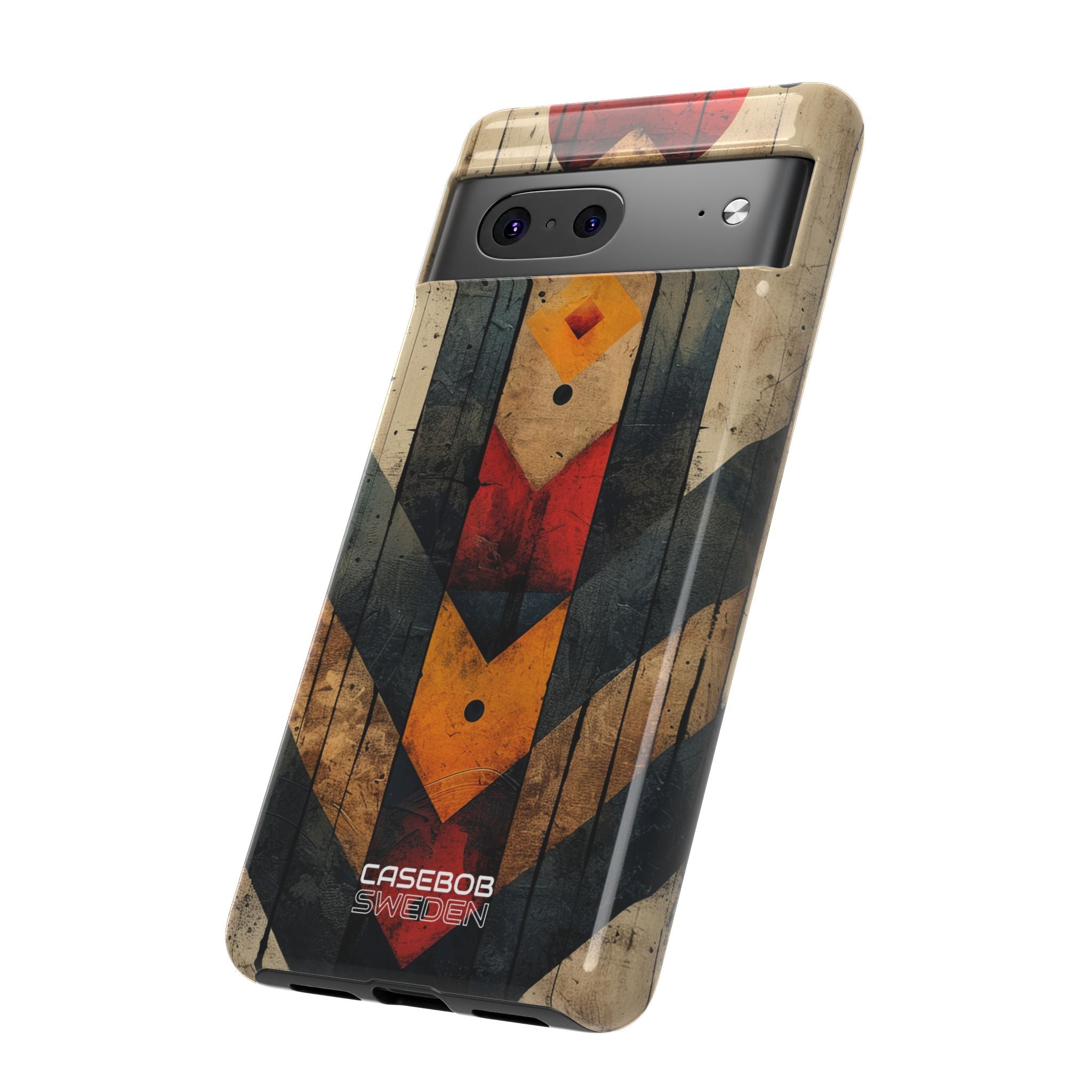 Geometric Fire Rise Google Pixel 7 - Tough