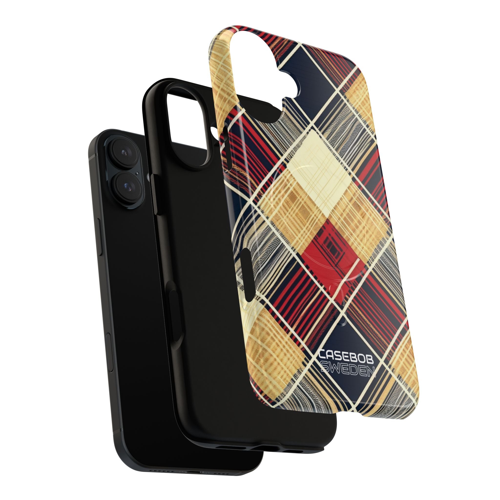 Plaid Diamond Tapestry iPhone 16 - Tough+