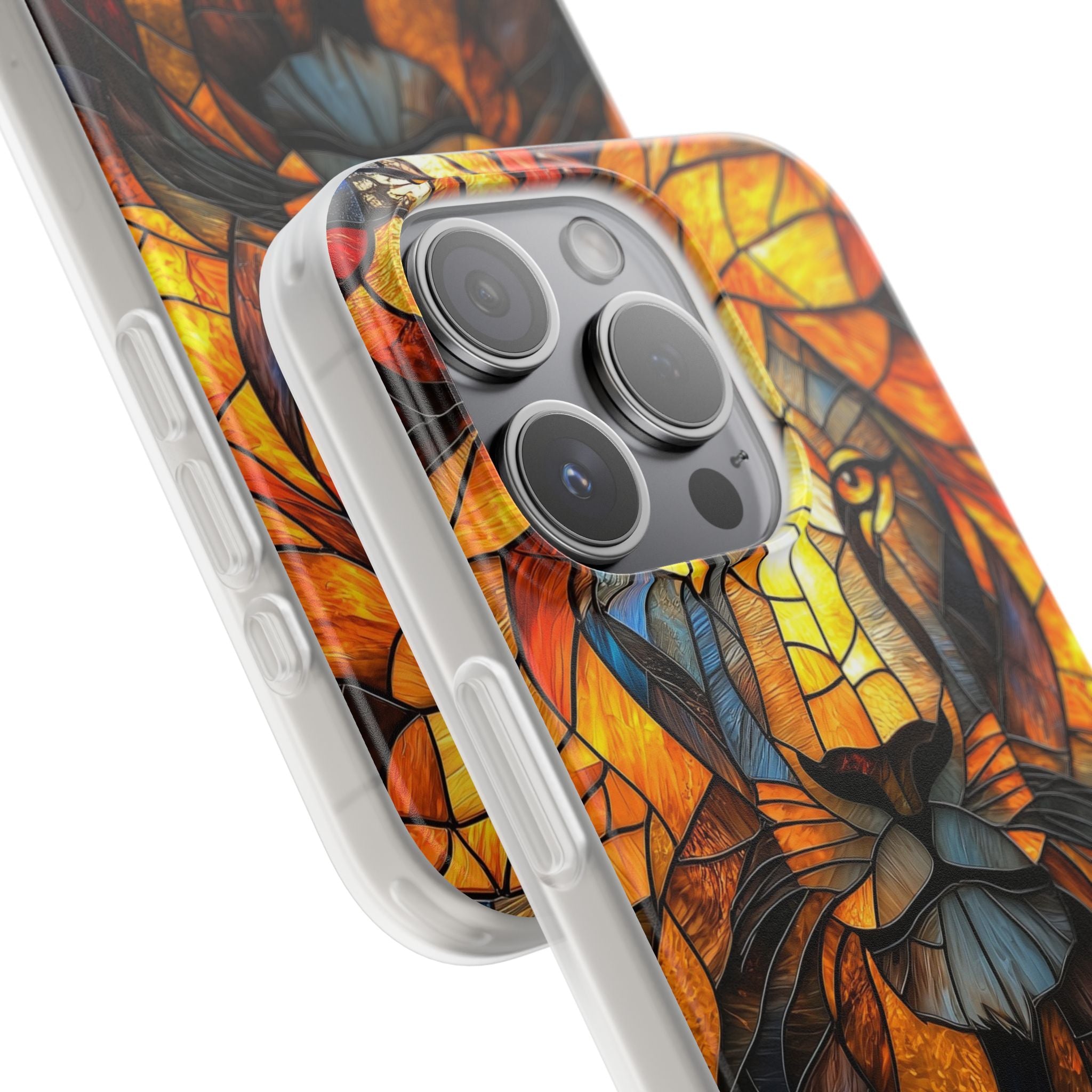 Lion Radiance iPhone 15 Pro Case - Soft