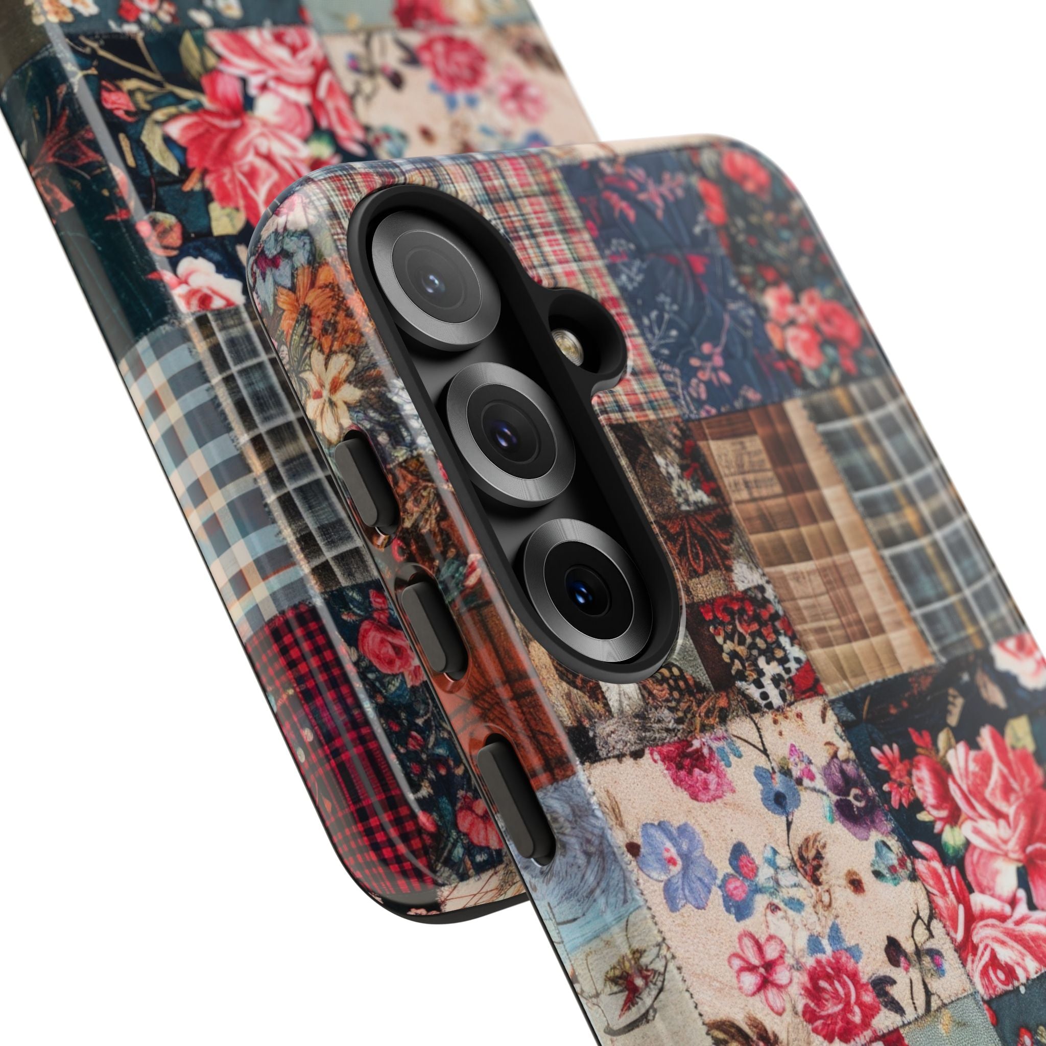 Patchwork Floral Quilt Samsung S25 - Tough