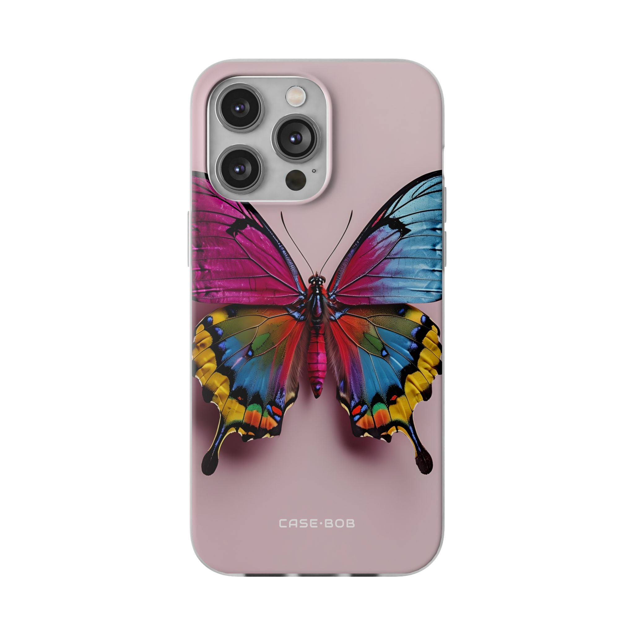 Vivid Butterfly iPhone 14 Pro Max Case - Soft