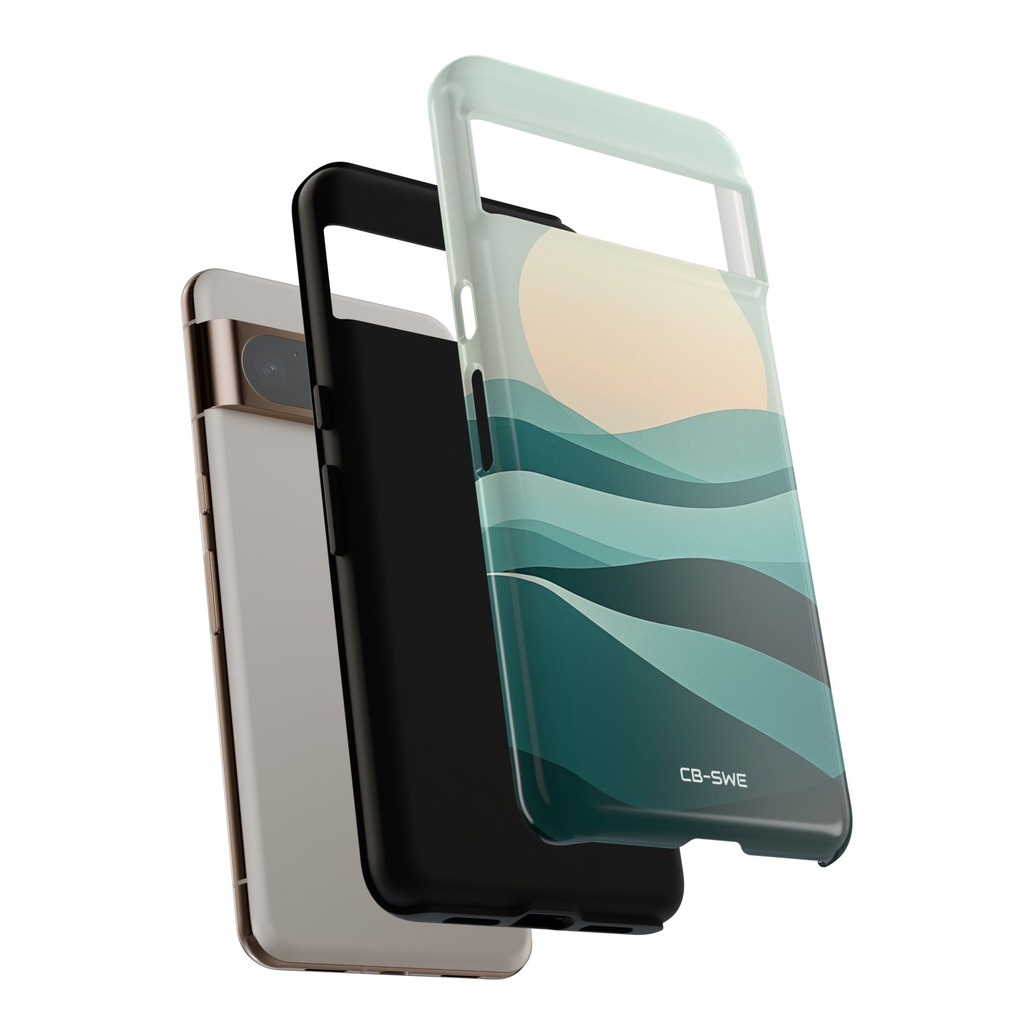 Fluid Harmony Waves - Google Pixel Case
