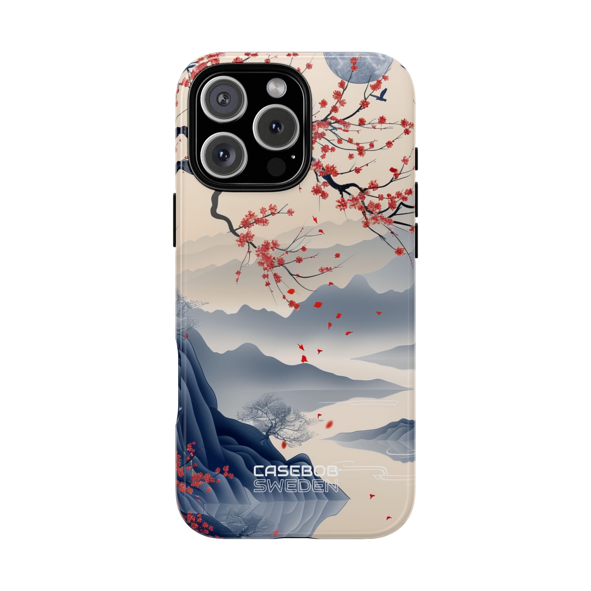 Moonlit Blossom Flight iPhone 16 – Tough
