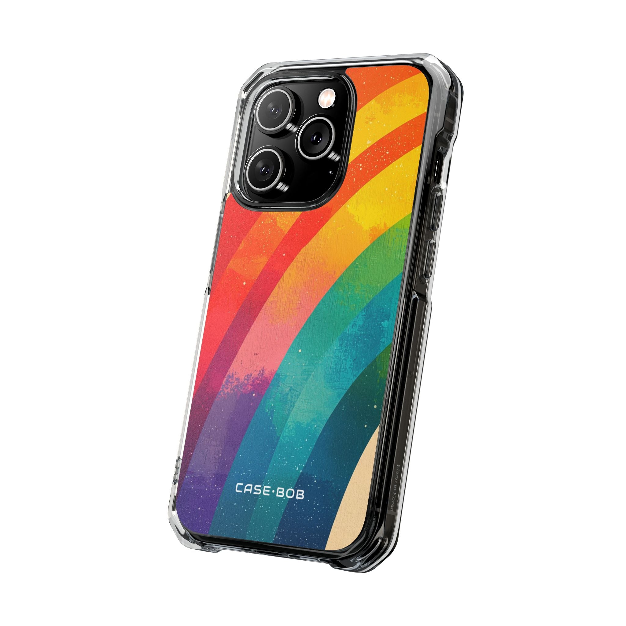 Textured Rainbow Arc iPhone 14 Pro Case - Impact