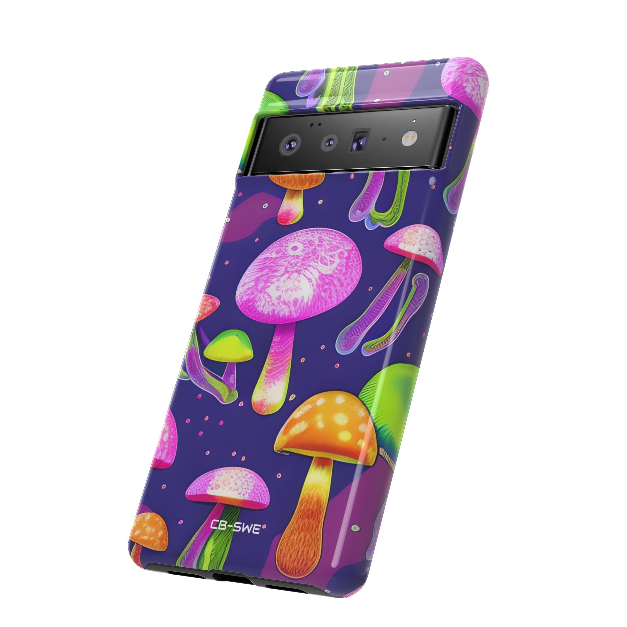 Neon Mushroom Dreams - Google Pixel Case