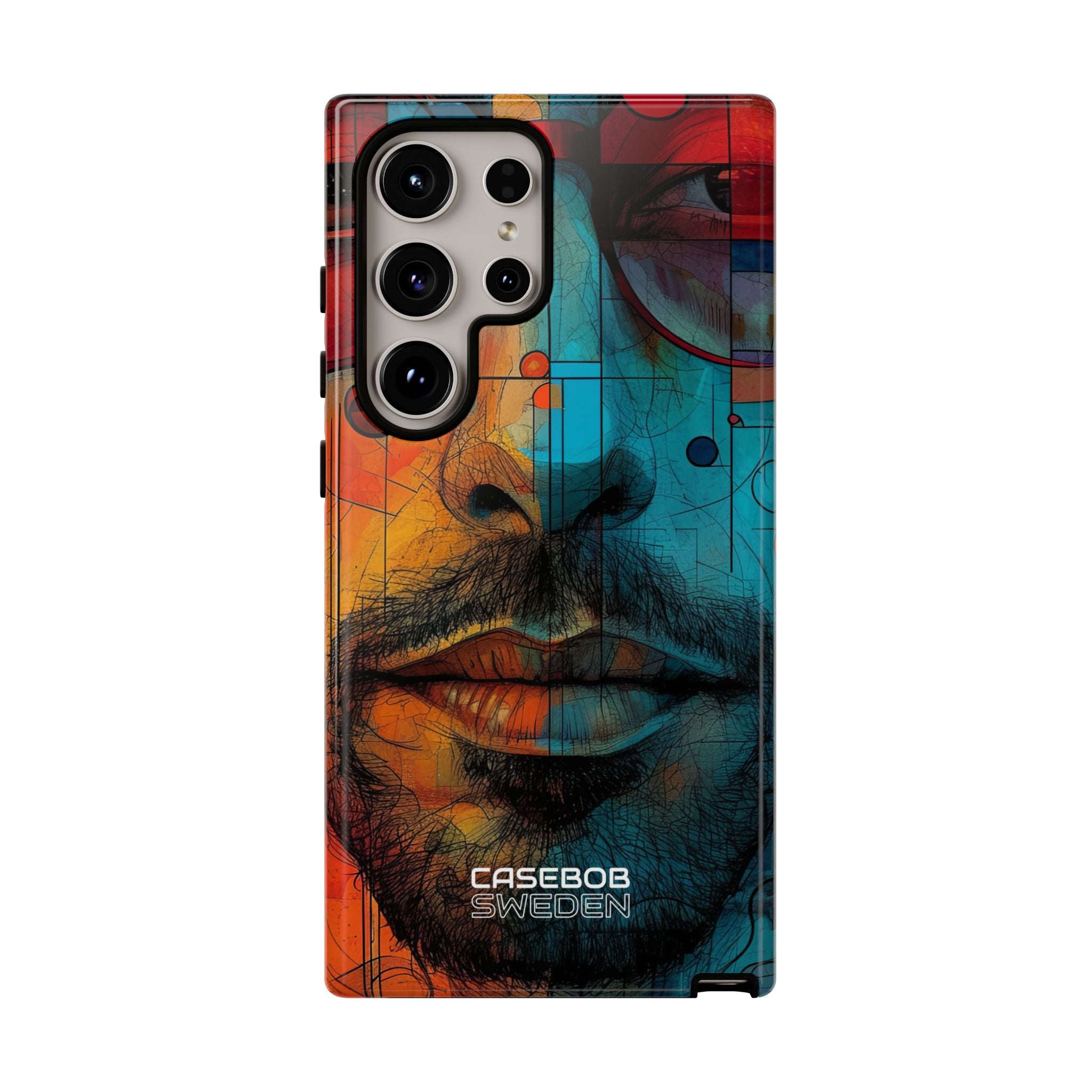 Volto con Occhiali Cubisti Samsung S24 - Tough