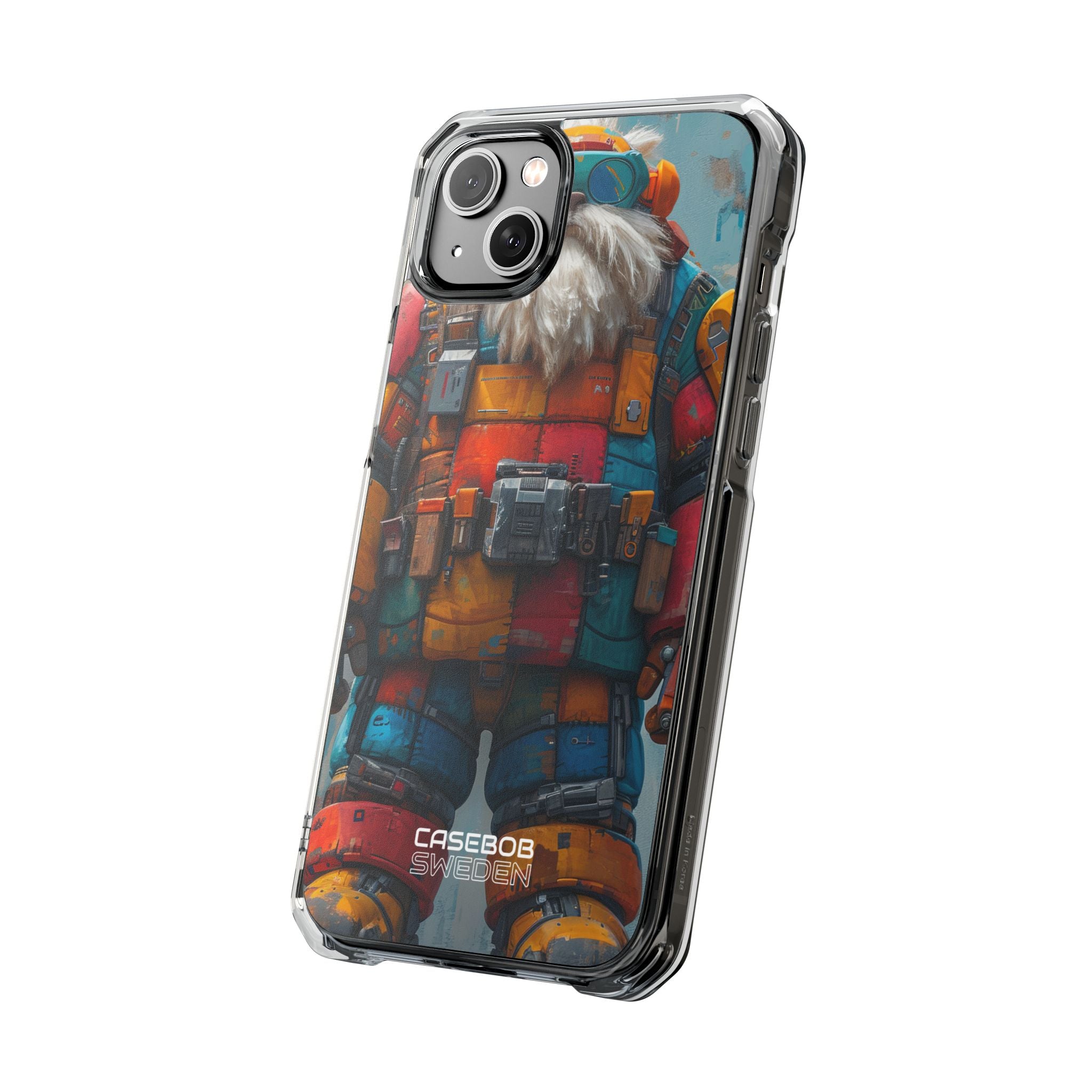 Whimsical Robot Wanderer iPhone 14 - Impact Clear+