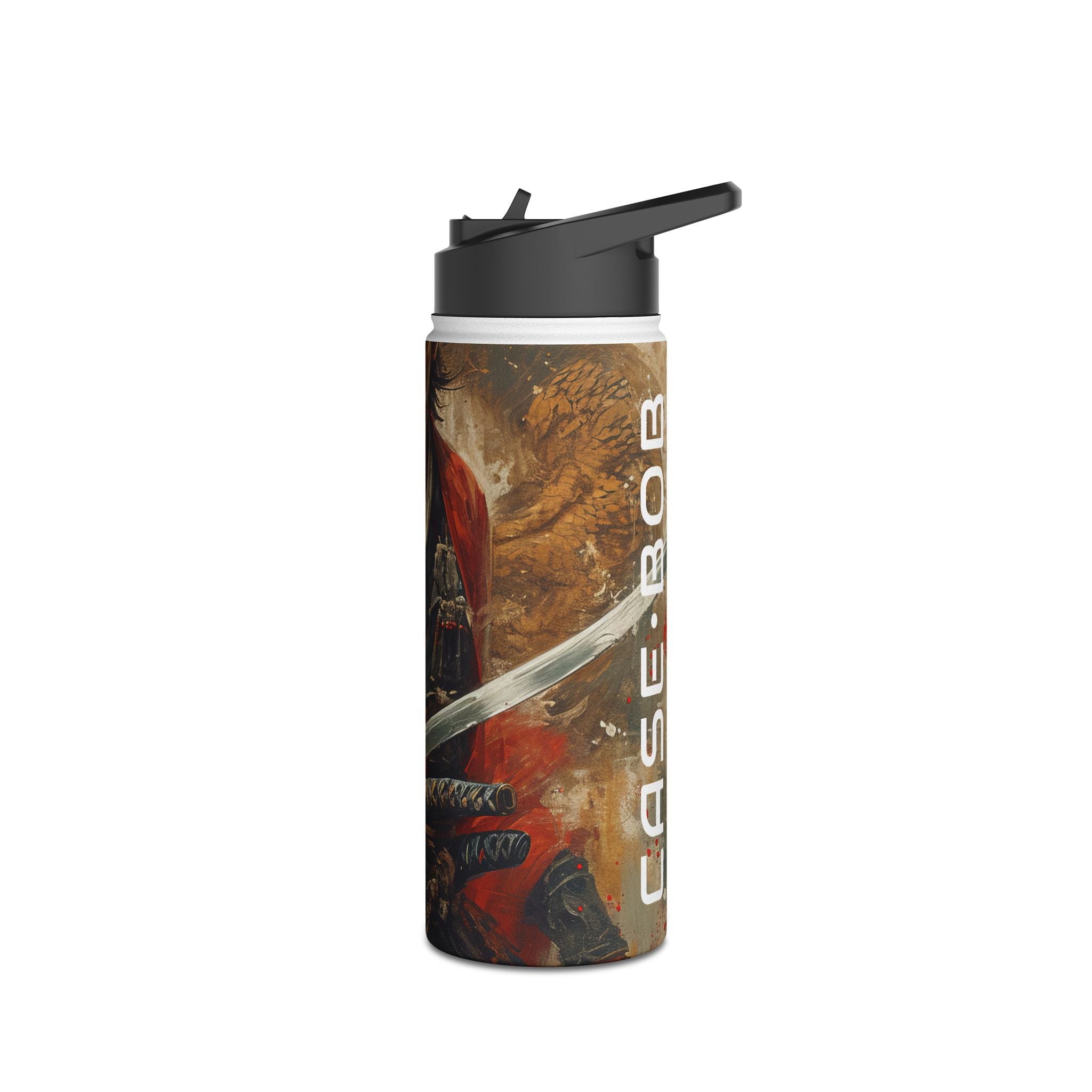 Crimson Samurai - Stainless Steel Water Bottle