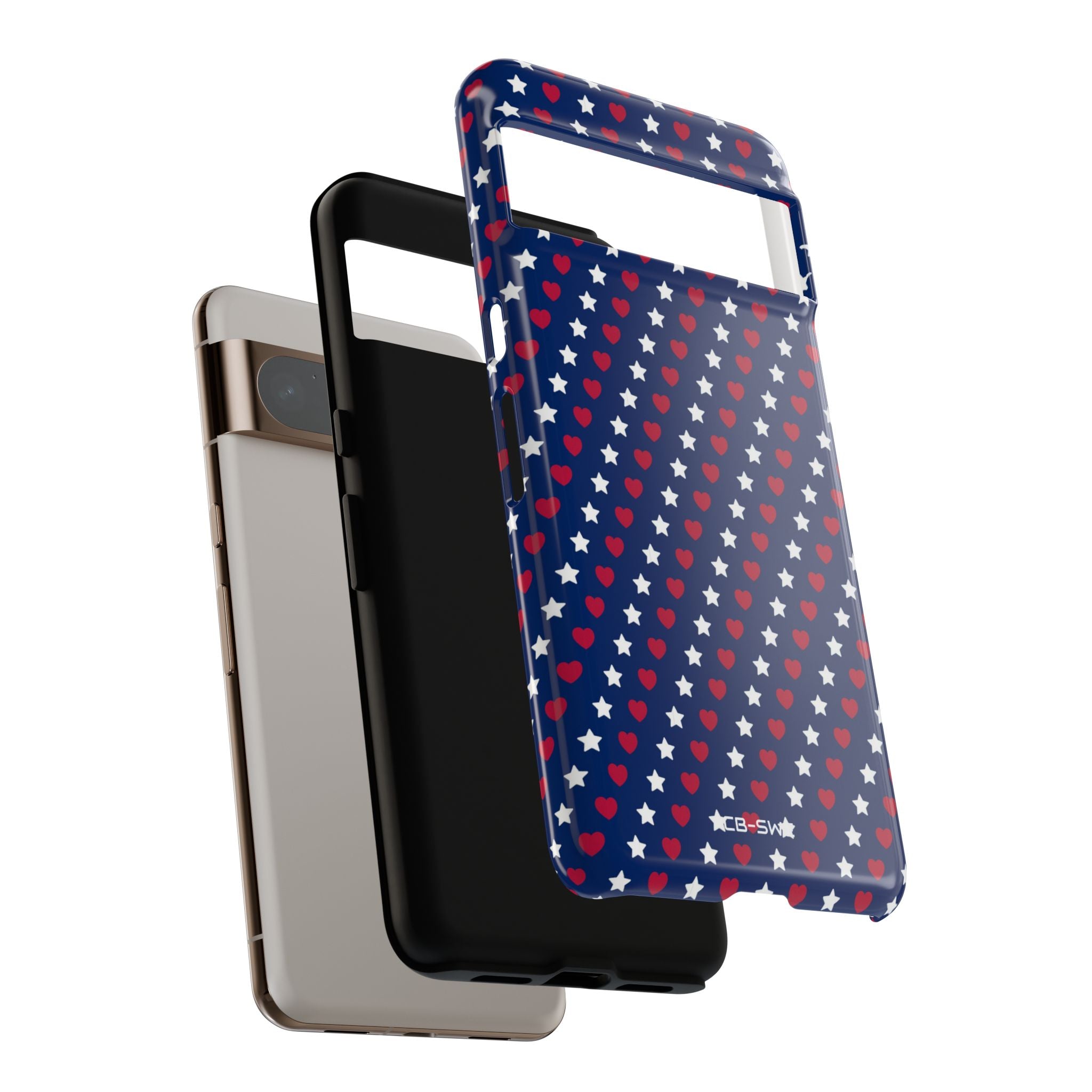 Stars Embrace Hearts - Google Pixel Case