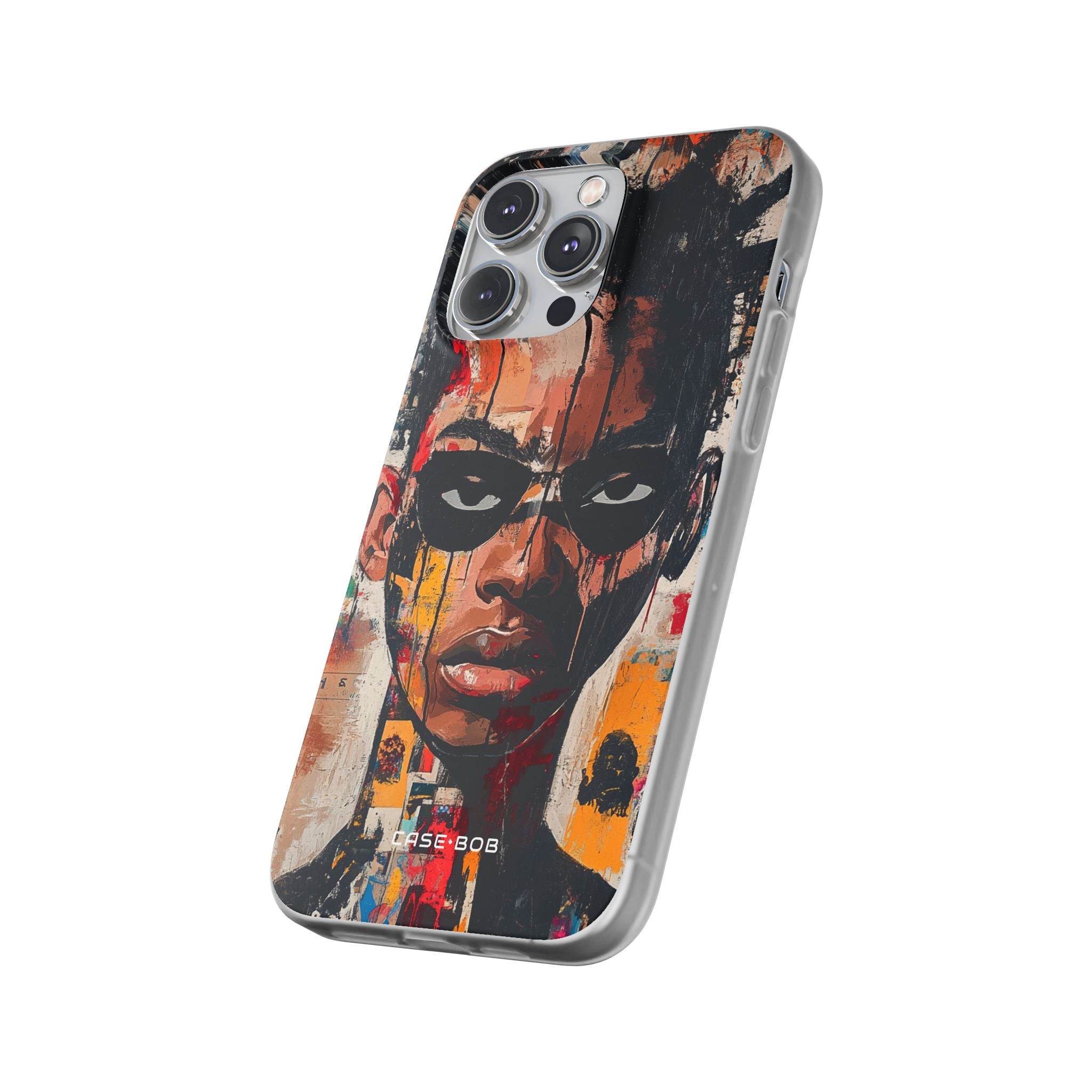 Masked Portrait Drips iPhone 14 Pro Max Case - Soft