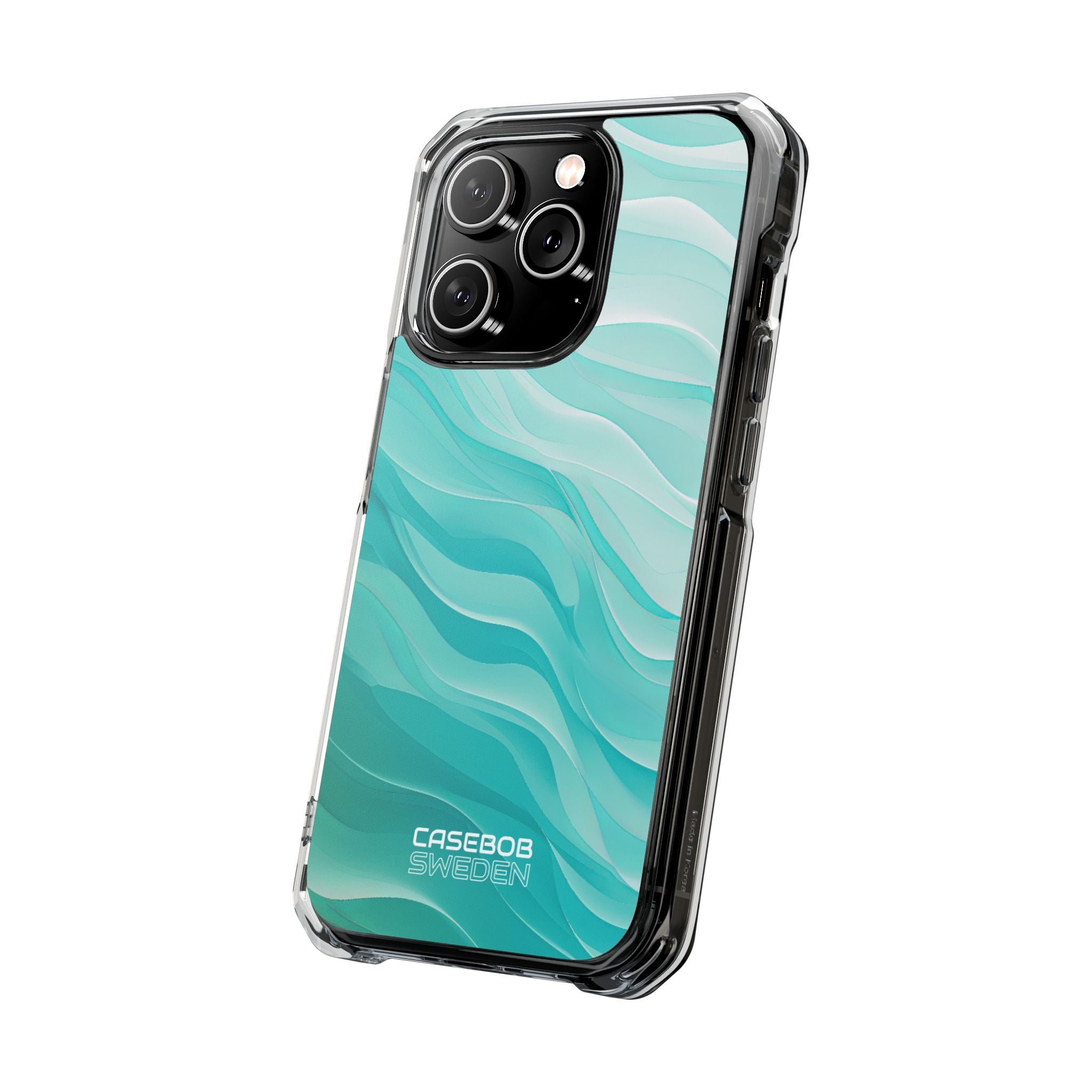 Soothing Aqua Waves iPhone 14 - Impact Clear+