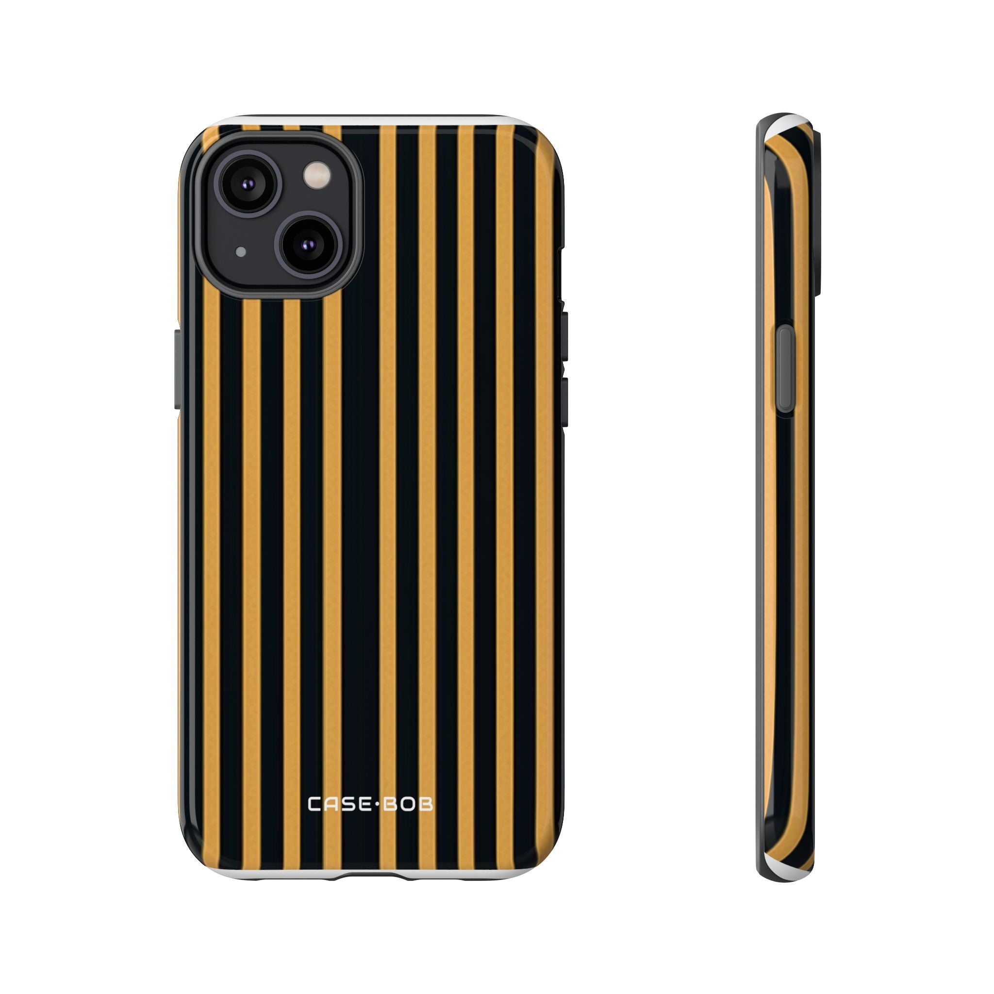 Golden Stripes iPhone 14 Plus Case - Tough