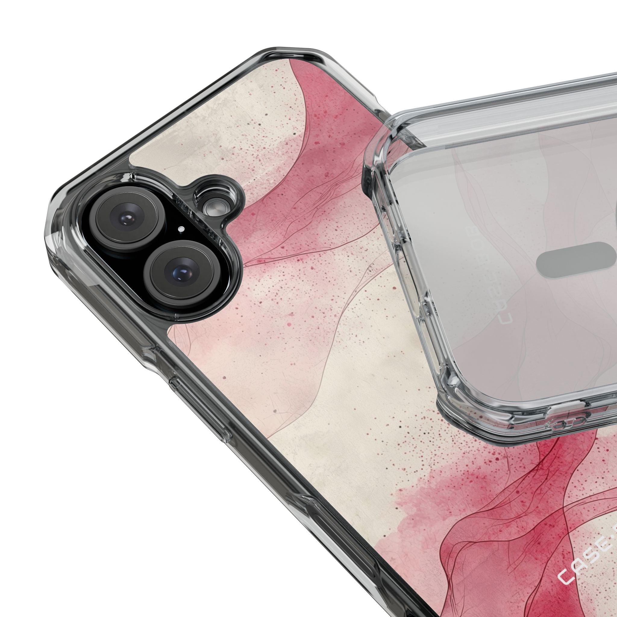 Crimson Waves iPhone 15 Case - Impact