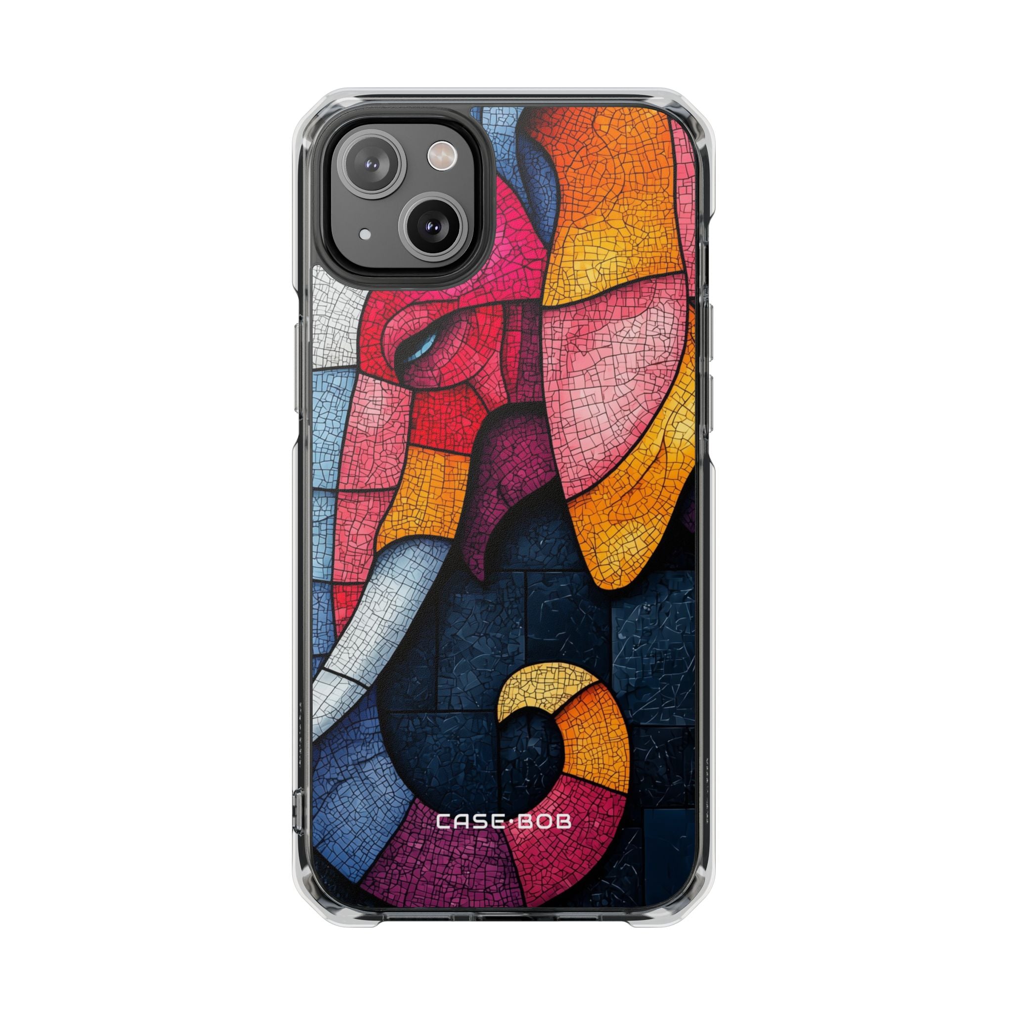 Elephant Mosaic iPhone 14 Plus Case - Impact