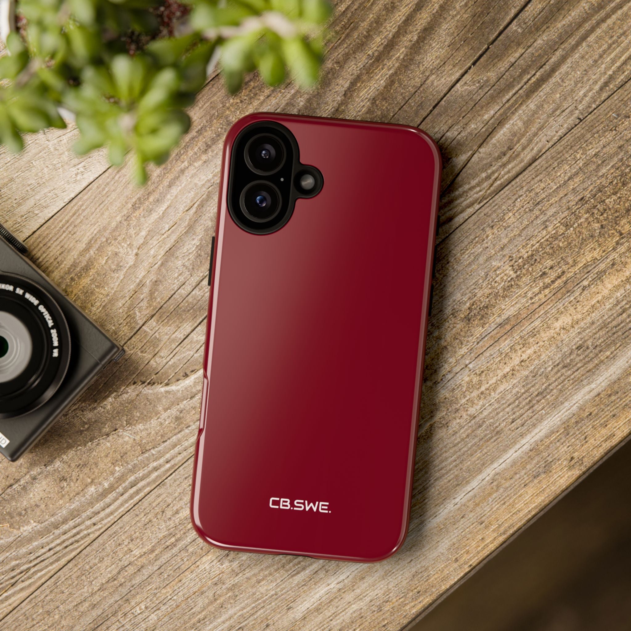 Burgundy iPhone Case - Tough